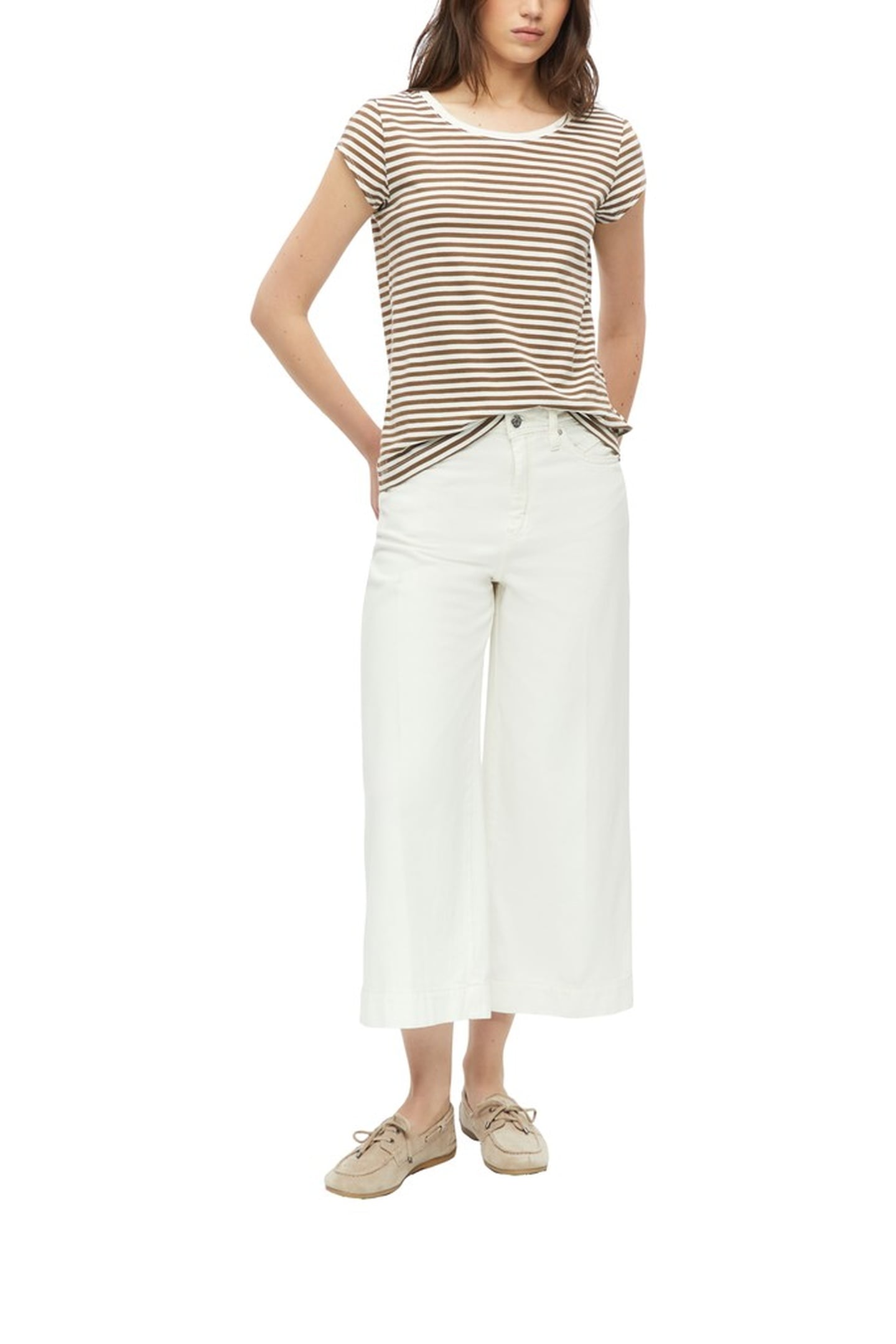 S.OLIVER T-SHIRTS BROWN 2
