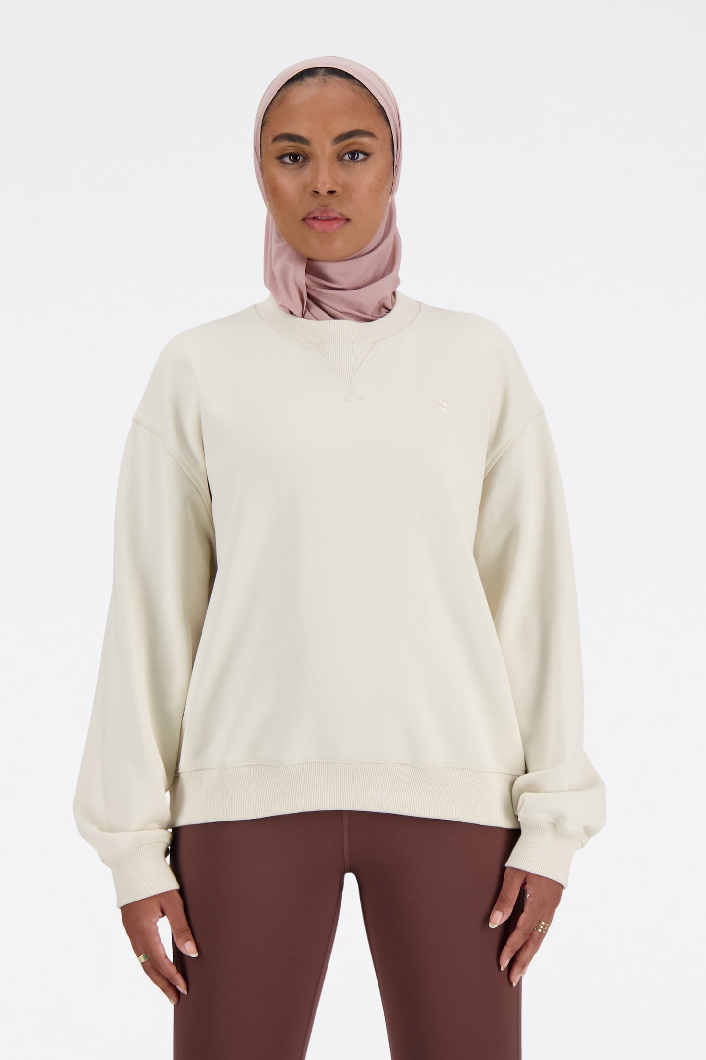 ATHLETICS FRENCH TERRY CREW LINEN 1