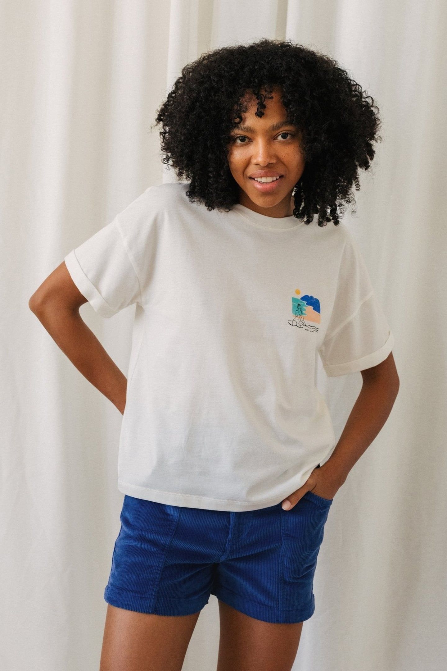 UWINS T-SHIRT SURF OFF WHITE 1