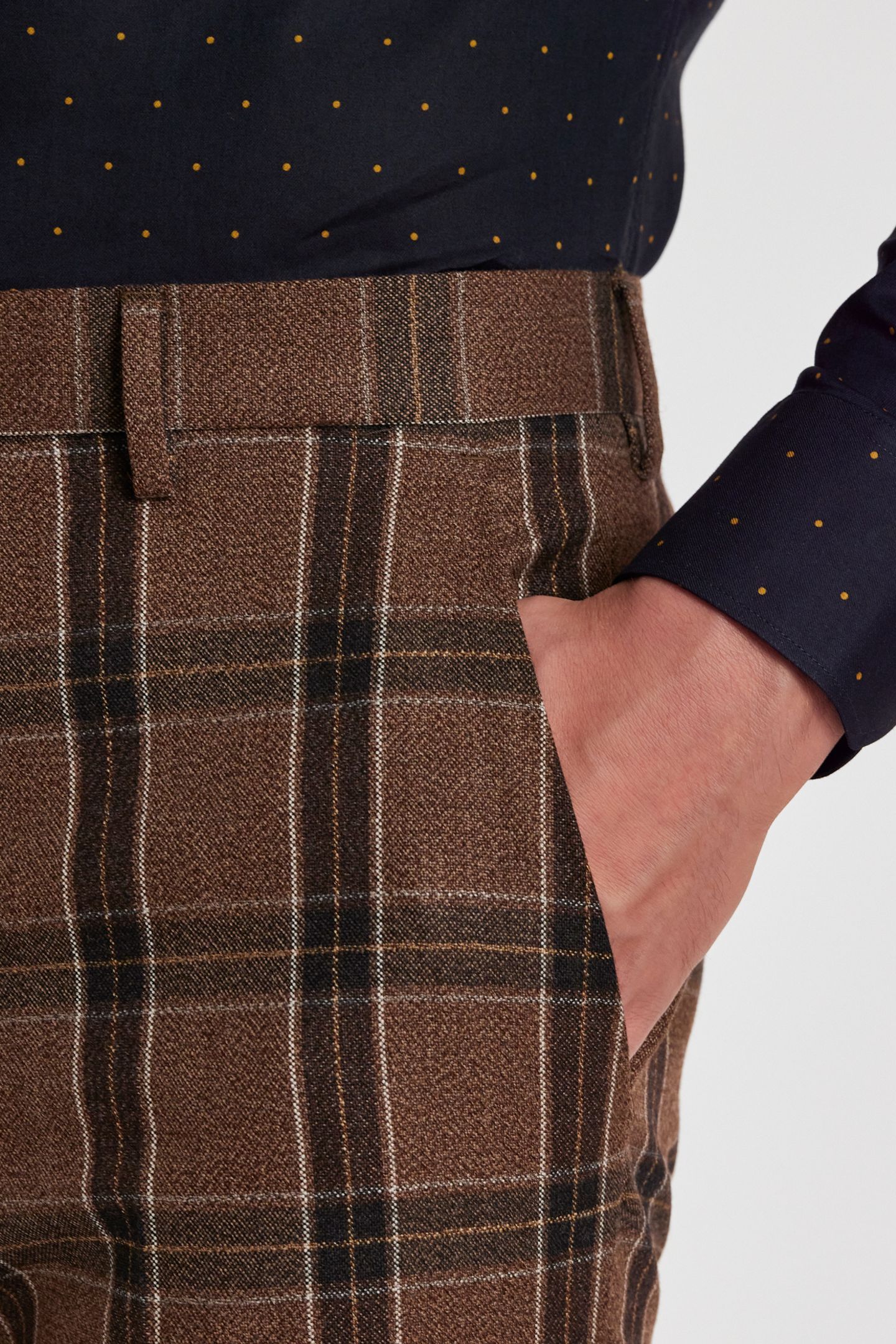 MENS SLIM FIT TROUSER TAN 6