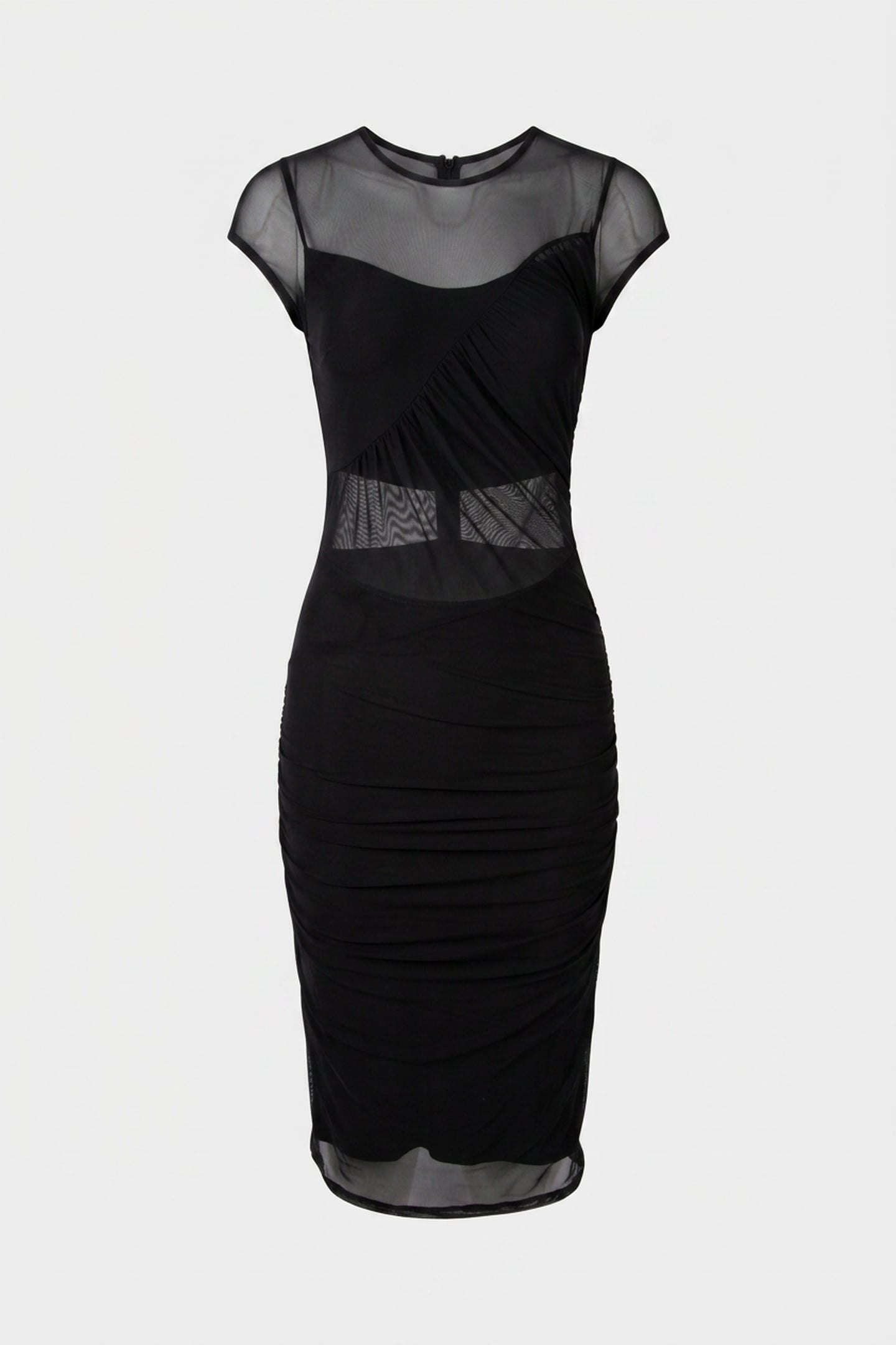 SS GRACEY MESH DRESS JET BLACK A996 3