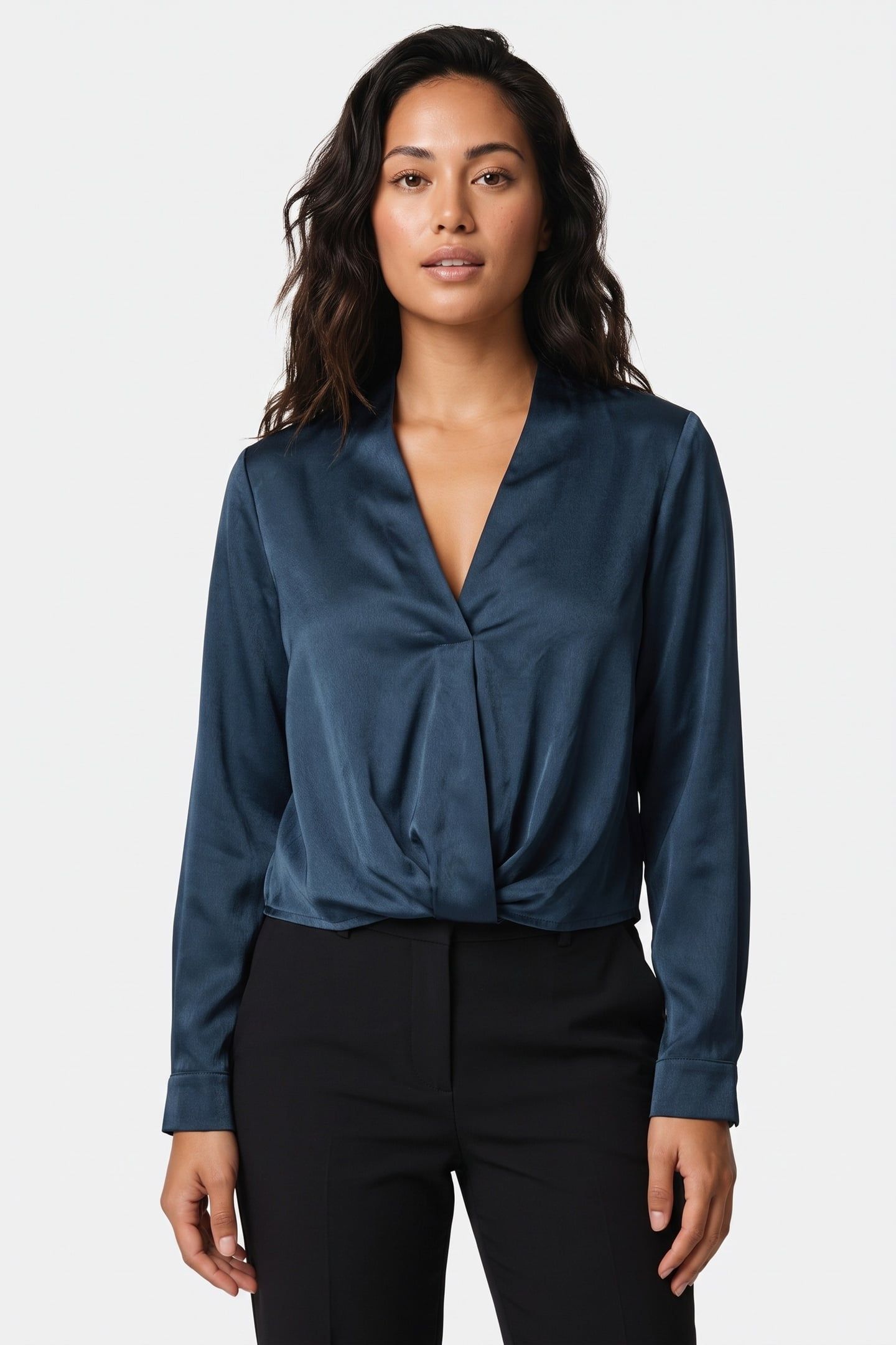 QUINTY BLOUSE BLUE 1
