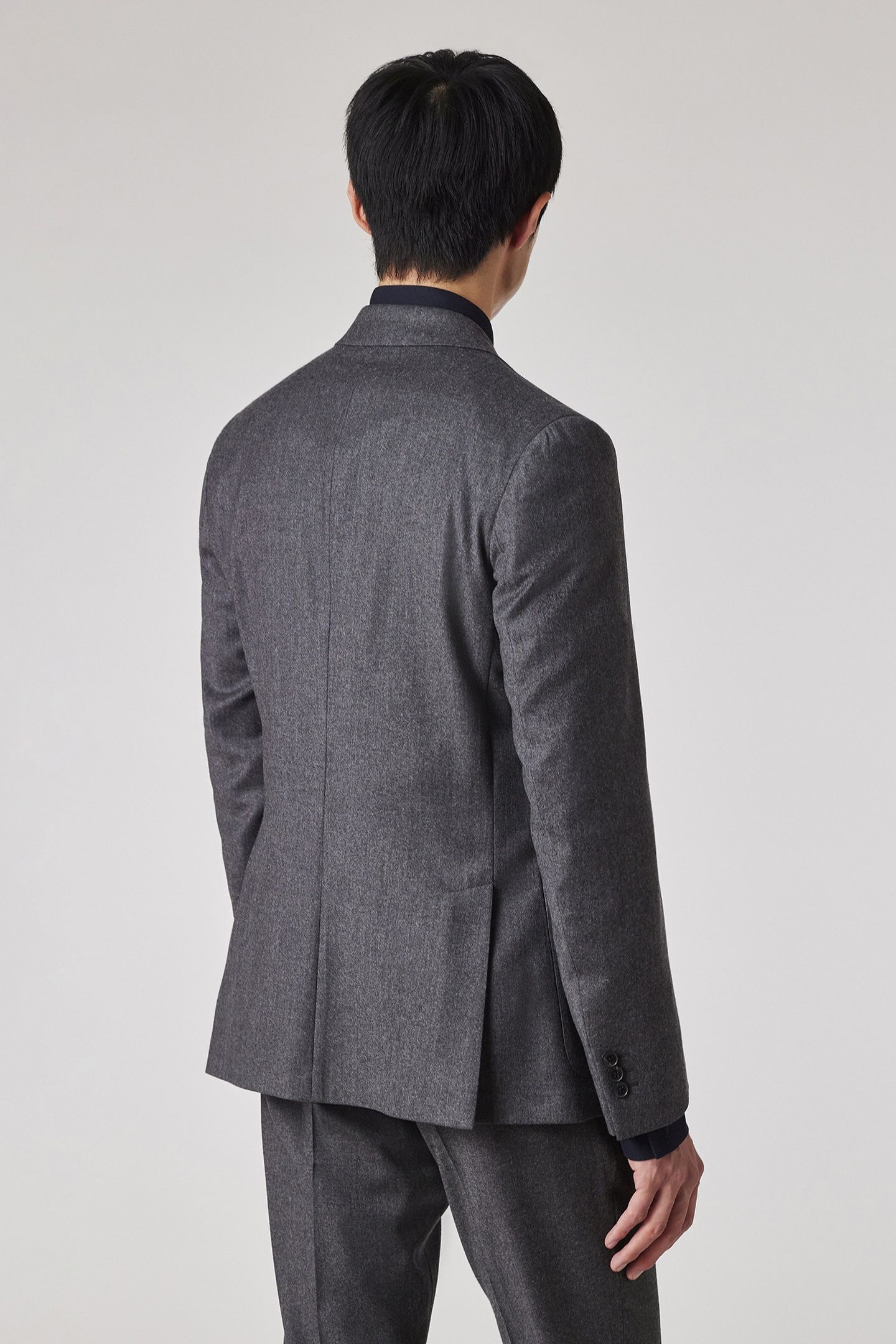 MENS DB JACKET GREY MELANGE 3