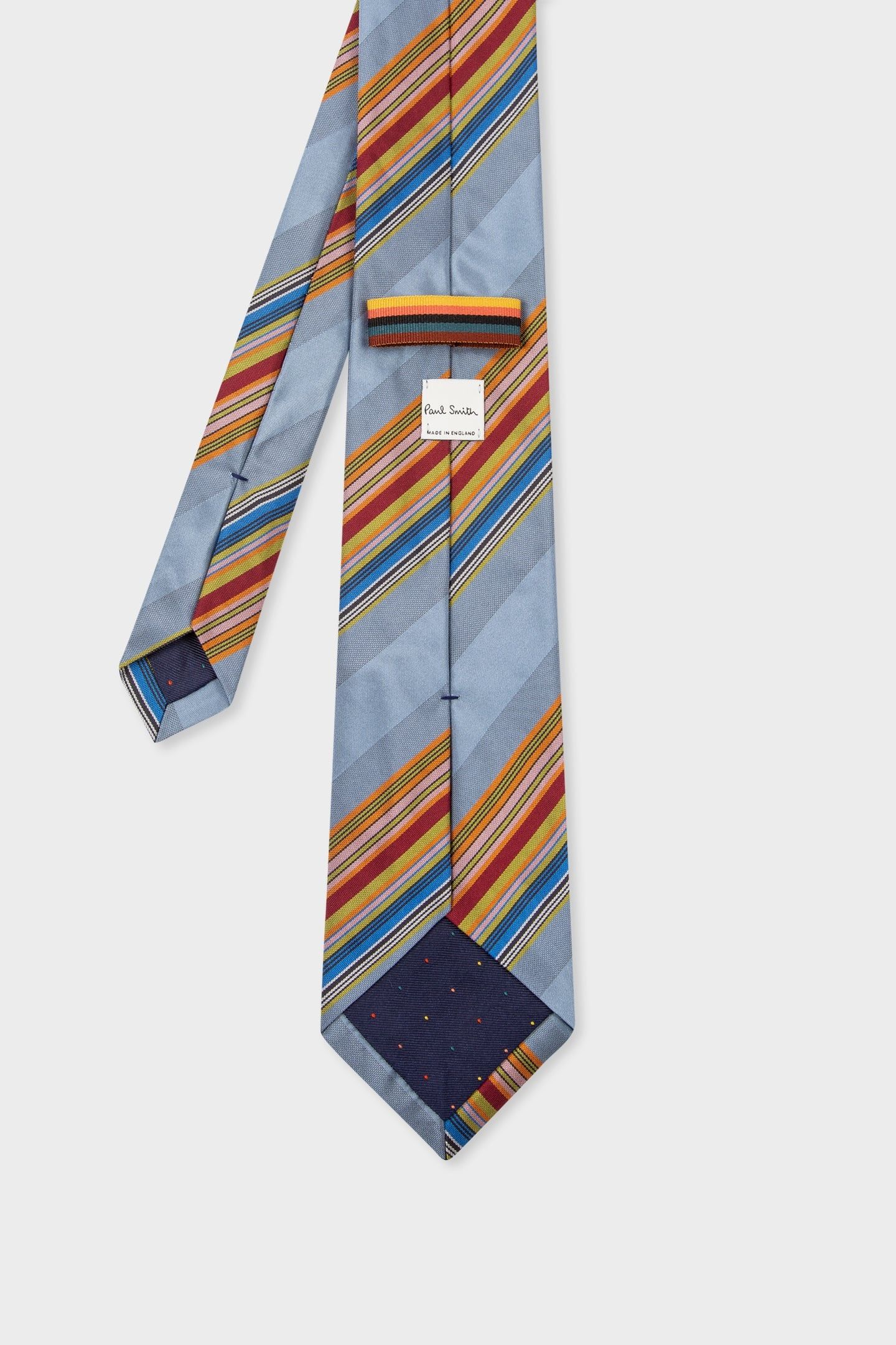 MEN TIE STRIPE BLUE 2