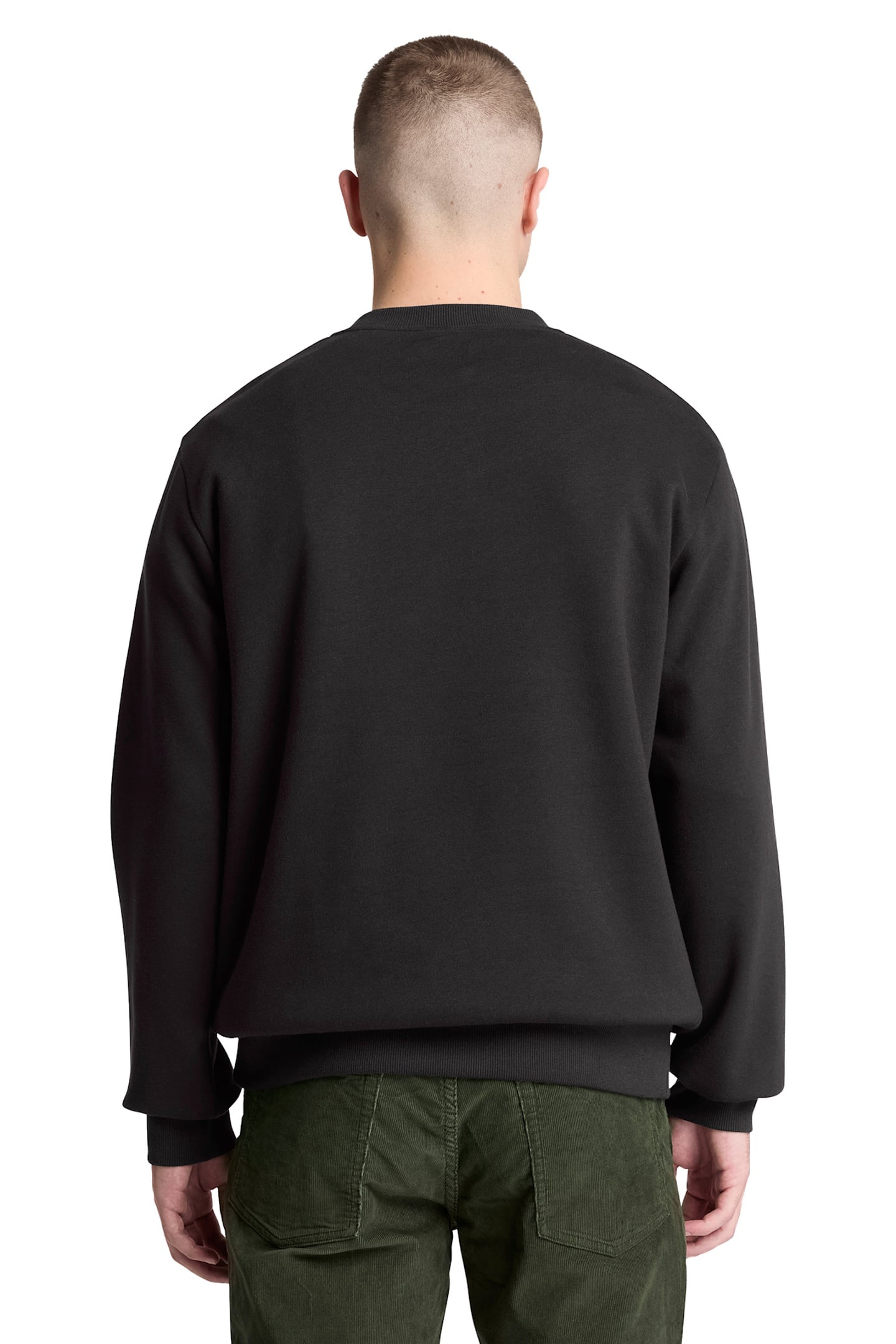 OYSTER RIVER CHEST LOGO BB CREW SWEATSHIRT BLACK 2