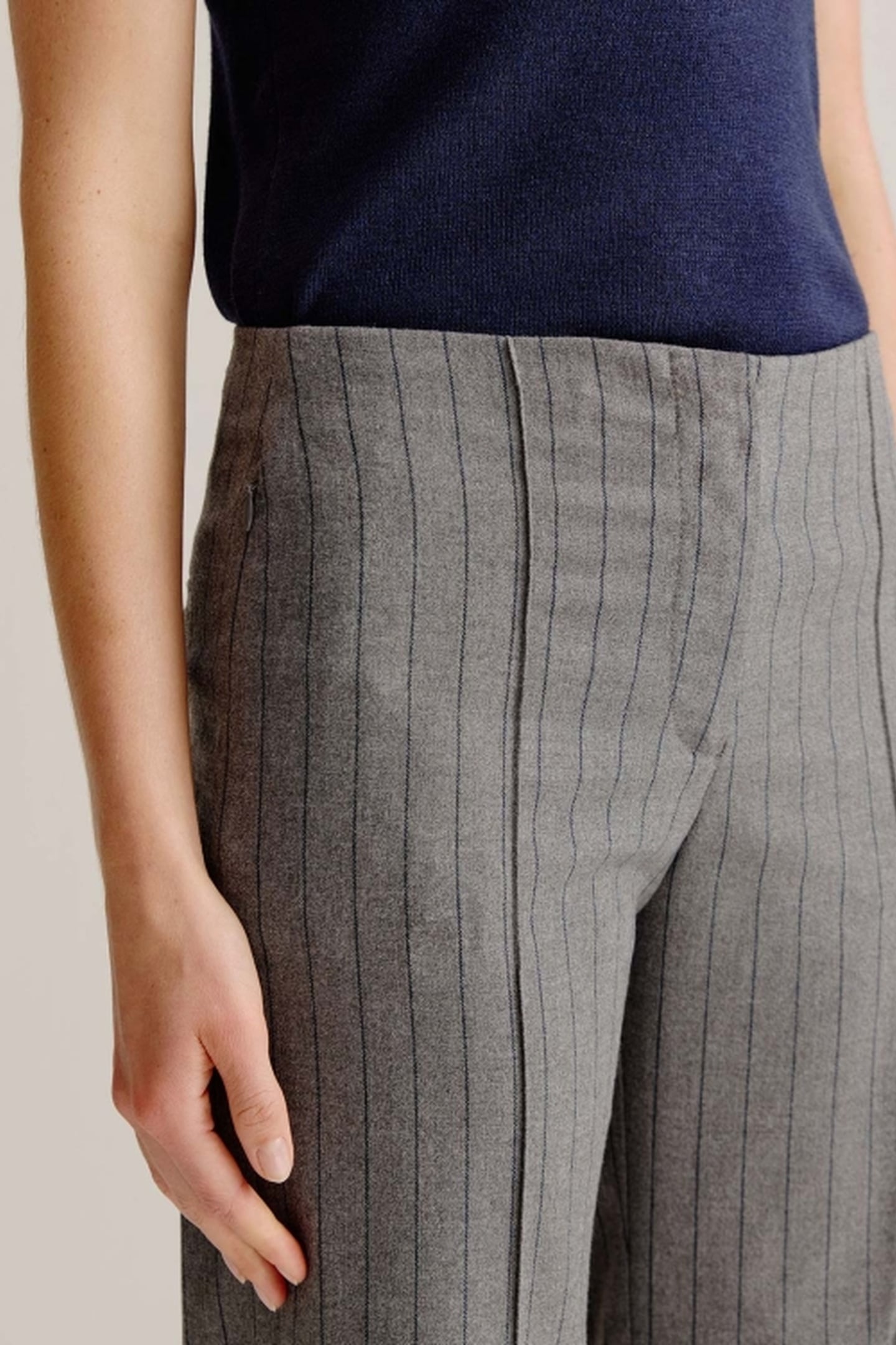 AXEL PANTS LIGHT GREY STRIPE 5