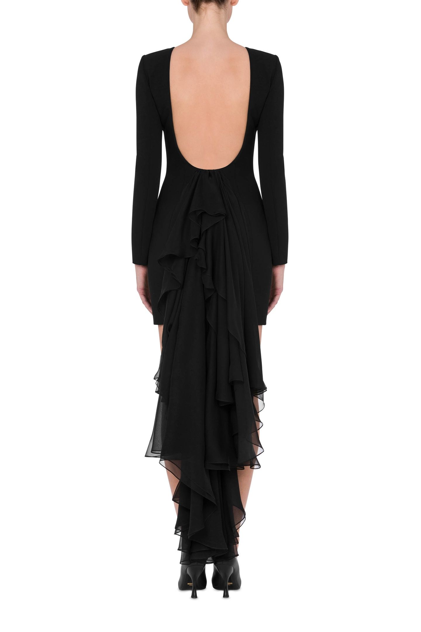 GILT WITHOUT GUILT CRÊPE DRESS BLACK 2