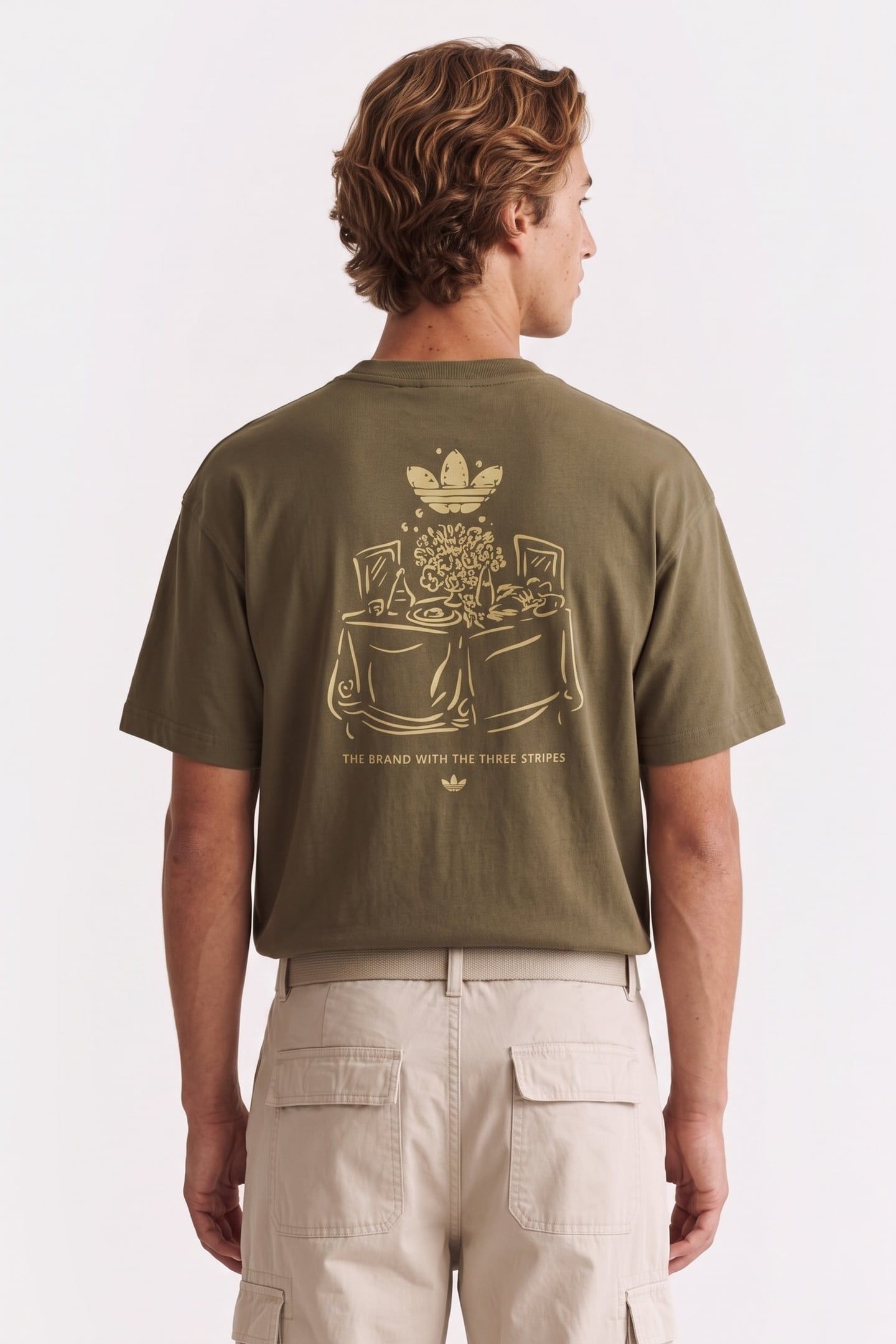 UNISEX ORIGINALS SUPPER CLUB GRAPHIC TEE OLIVE STRATA 4