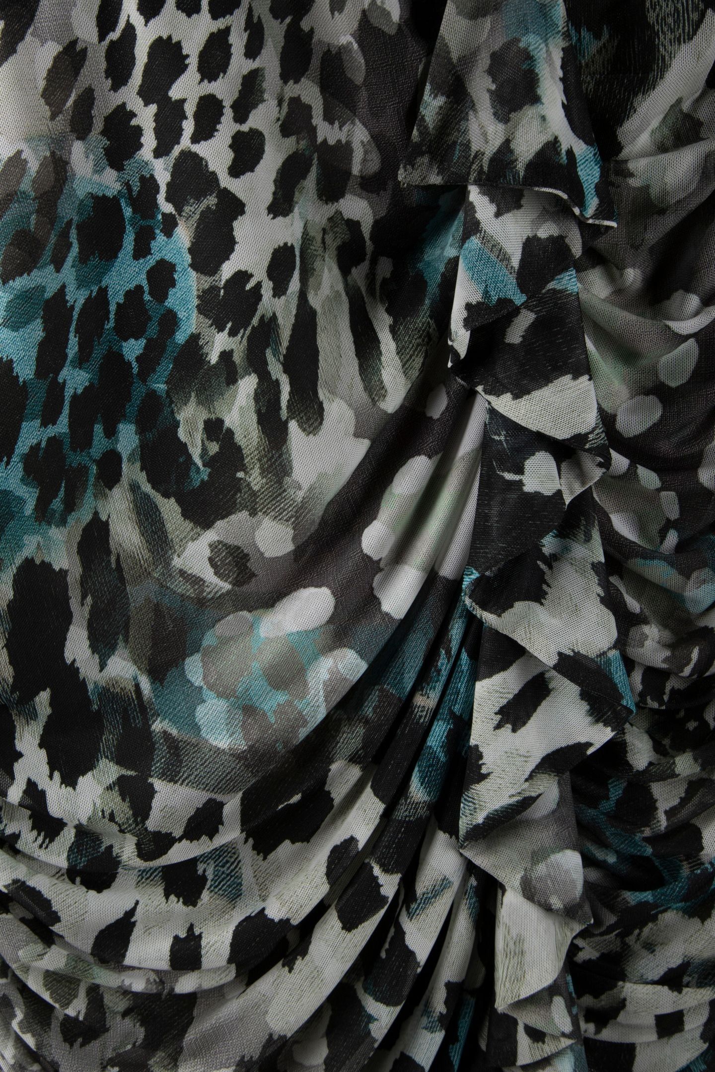 VERDIANA MINI RUFFLE AQUARELLE LEOPARD PR 4