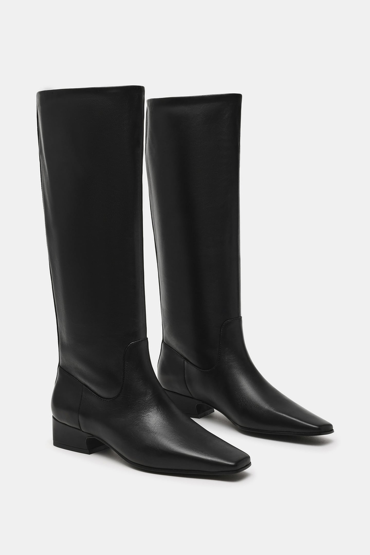 DANTELLE BOOTS BLACK LEATHER 2