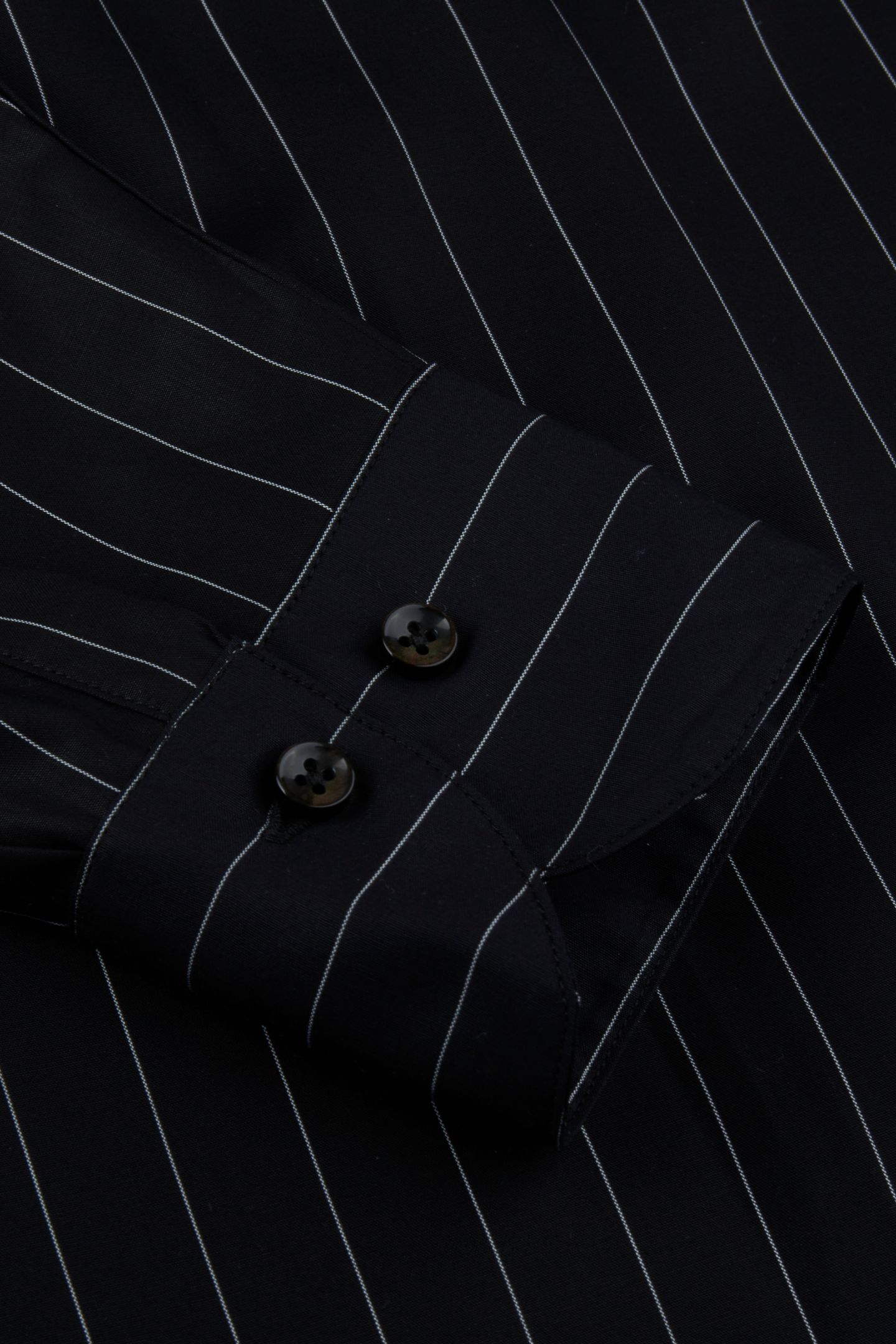 DINA SHIRT, LONG BLACK STRIPE 5