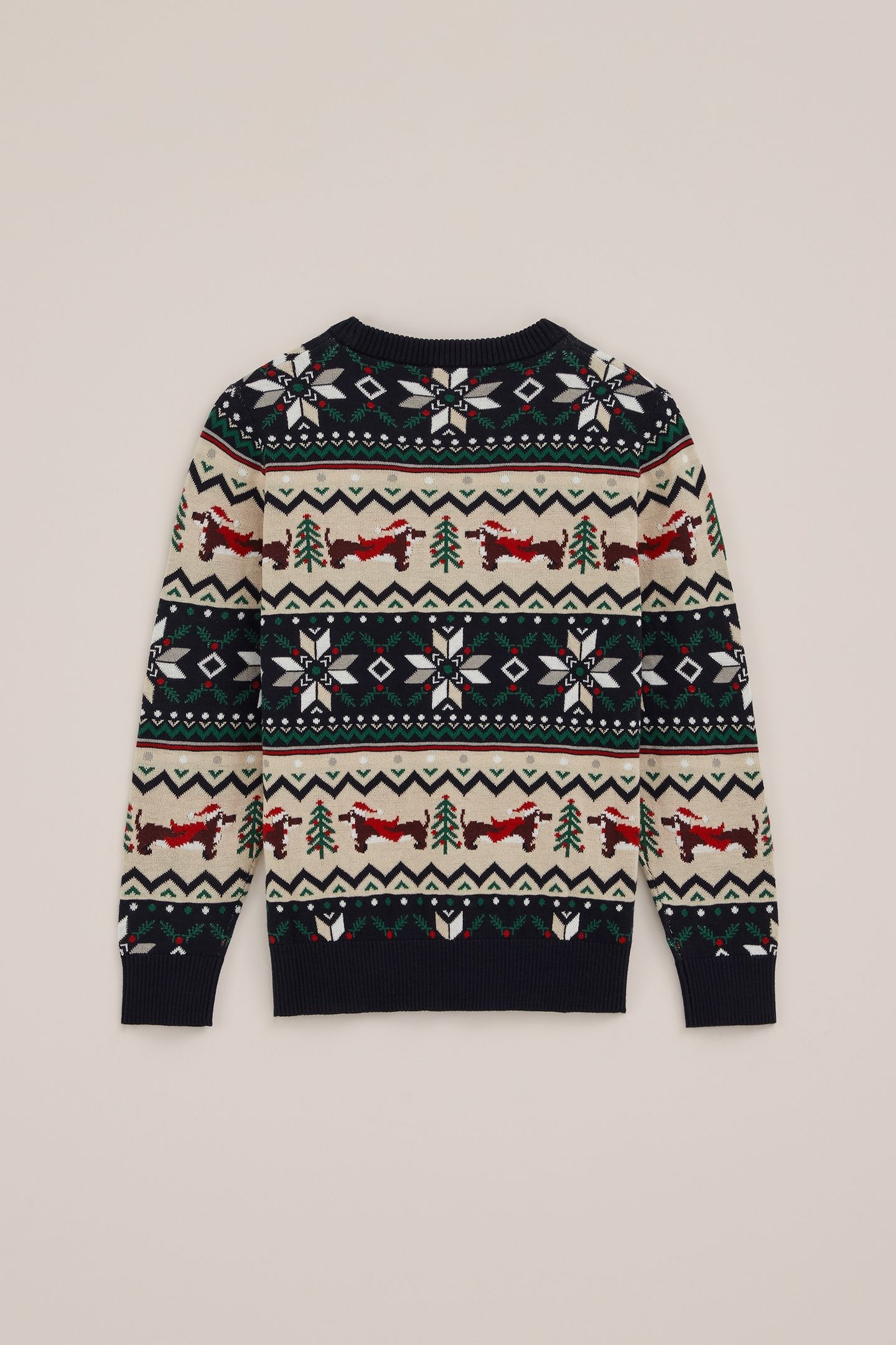 KNITTED PULLOVER NAVY BLUE 4