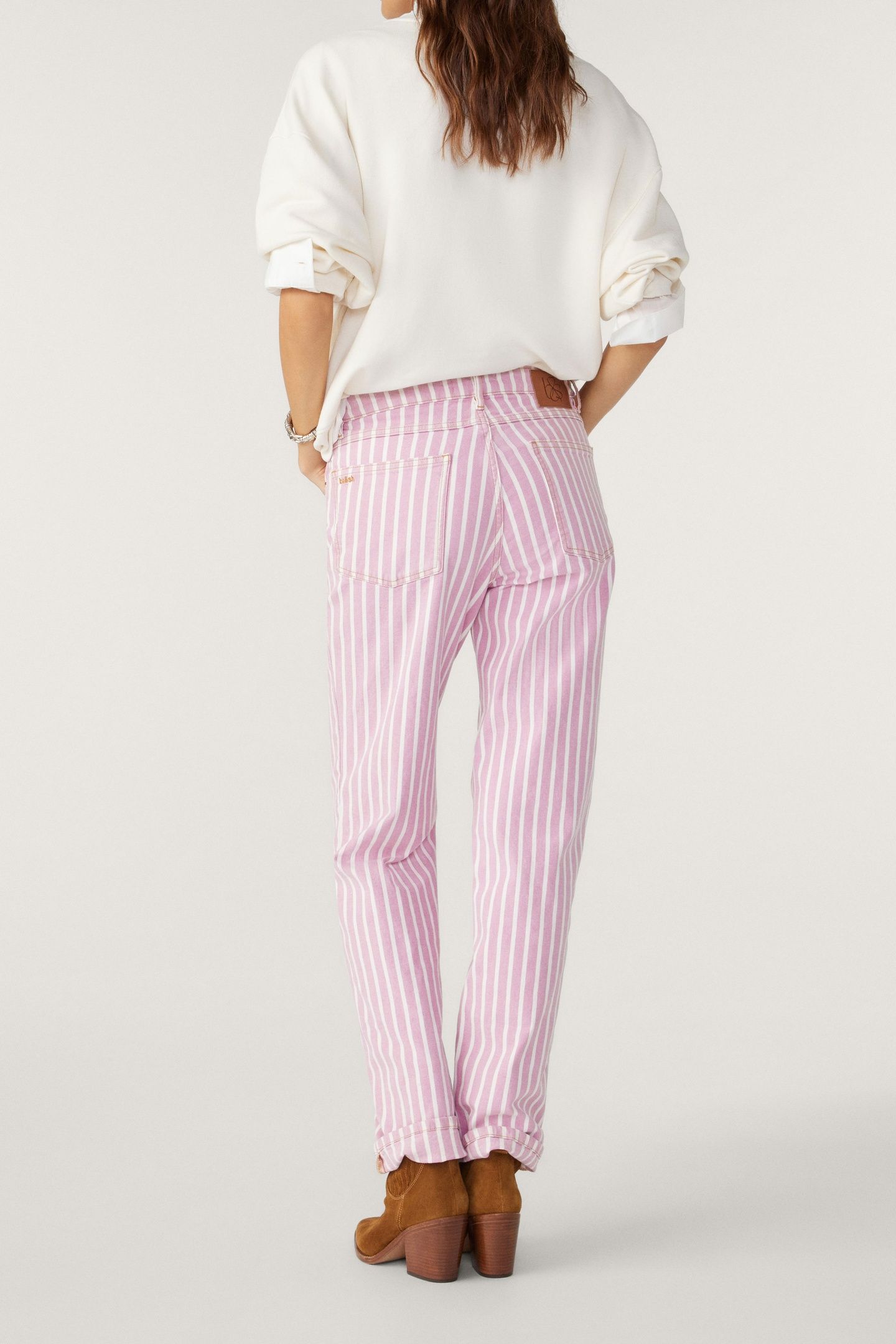 WIDE TROUSERS ROSE 8