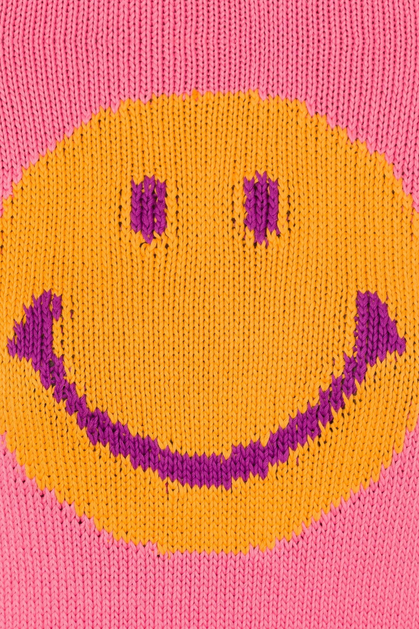 SMILEY® COTTON PULLOVER PINK 4
