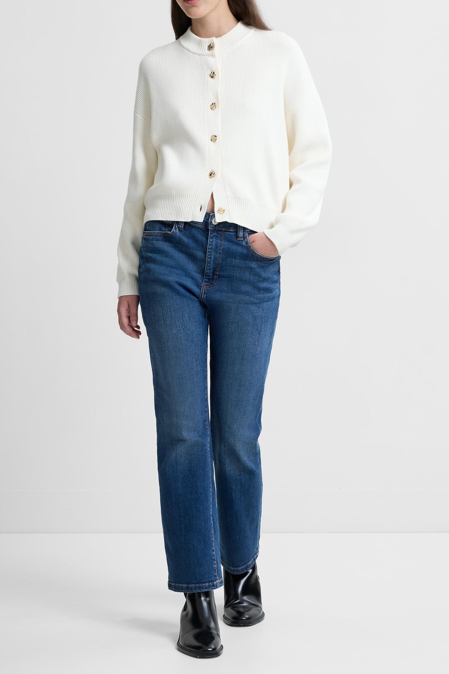 MILANO MOZART LS CARDI PORCELAIN CREAM 1