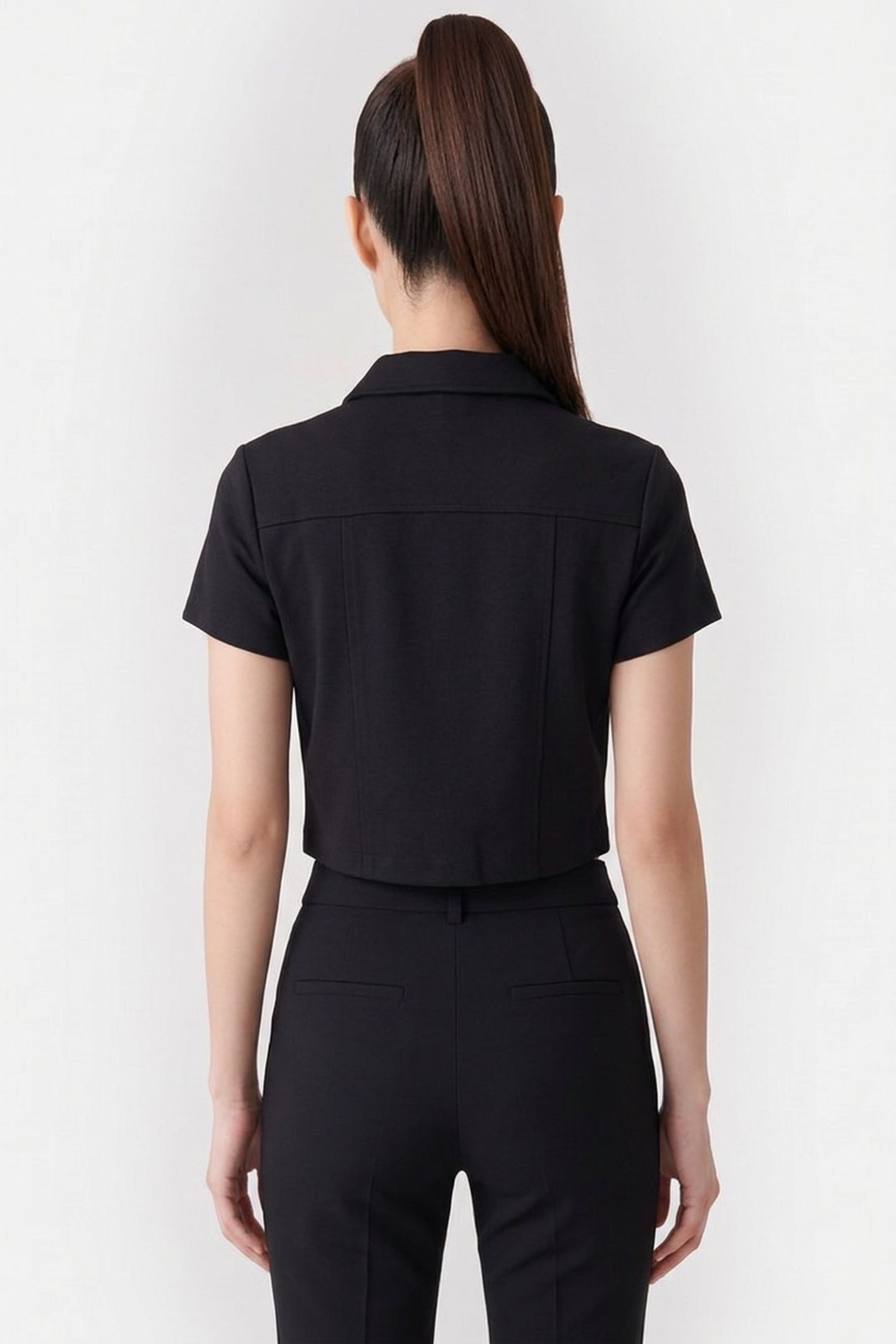 CHRISSY SHORT SLEEVE JET BLACK A996 2