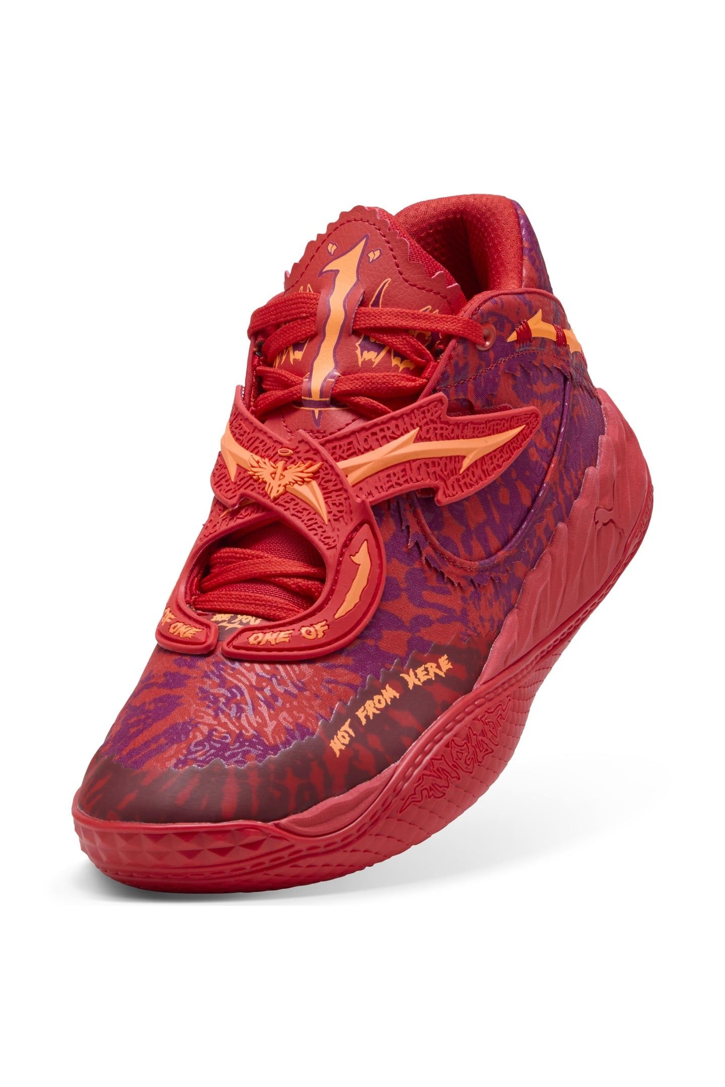 UNISEX MB.05 CROWD SURF RED-MAGENTA GLEAM-FLURO ORANGE PES 4