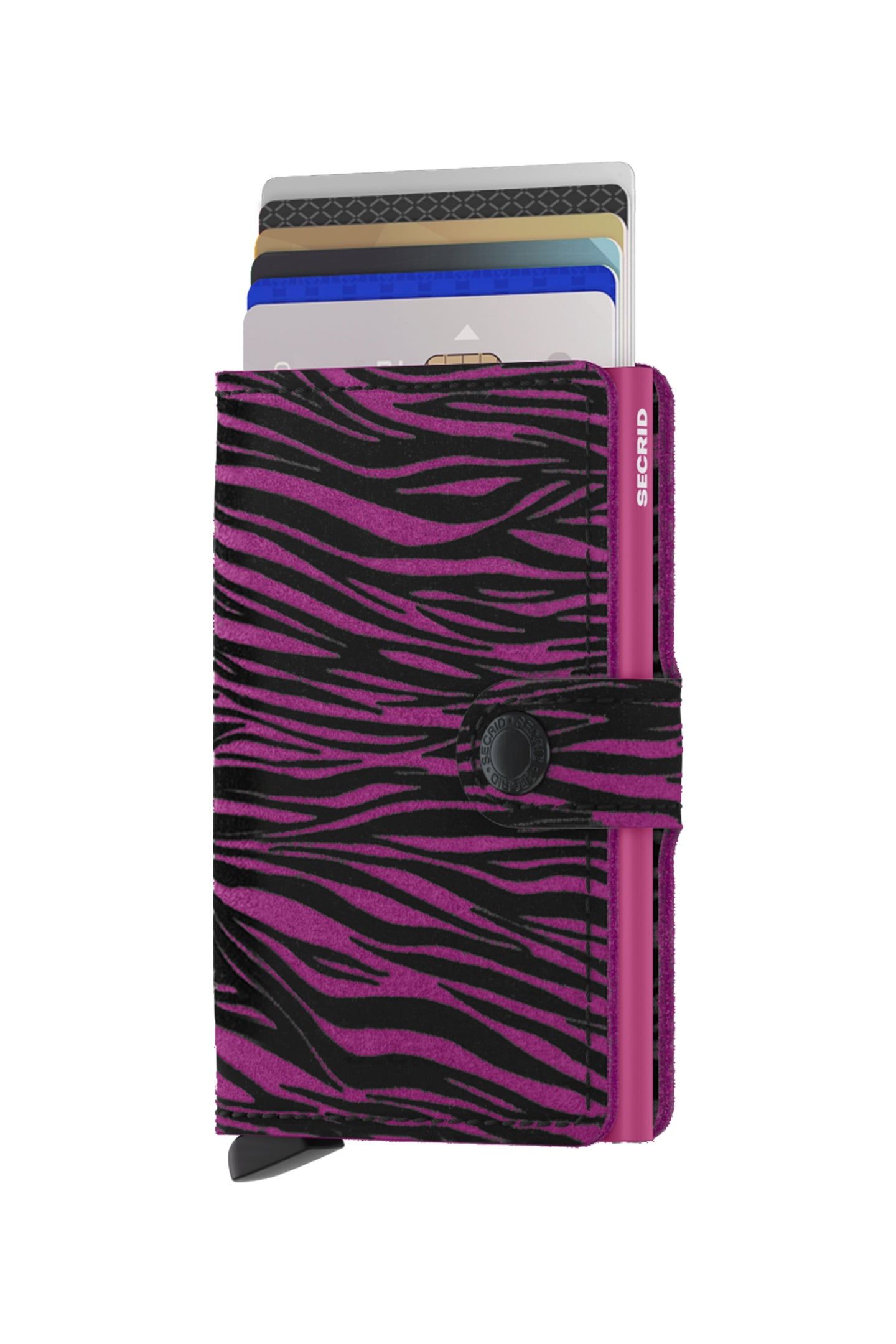 UNISEX MINIWALLET ZEBRA FUCHSIA 2