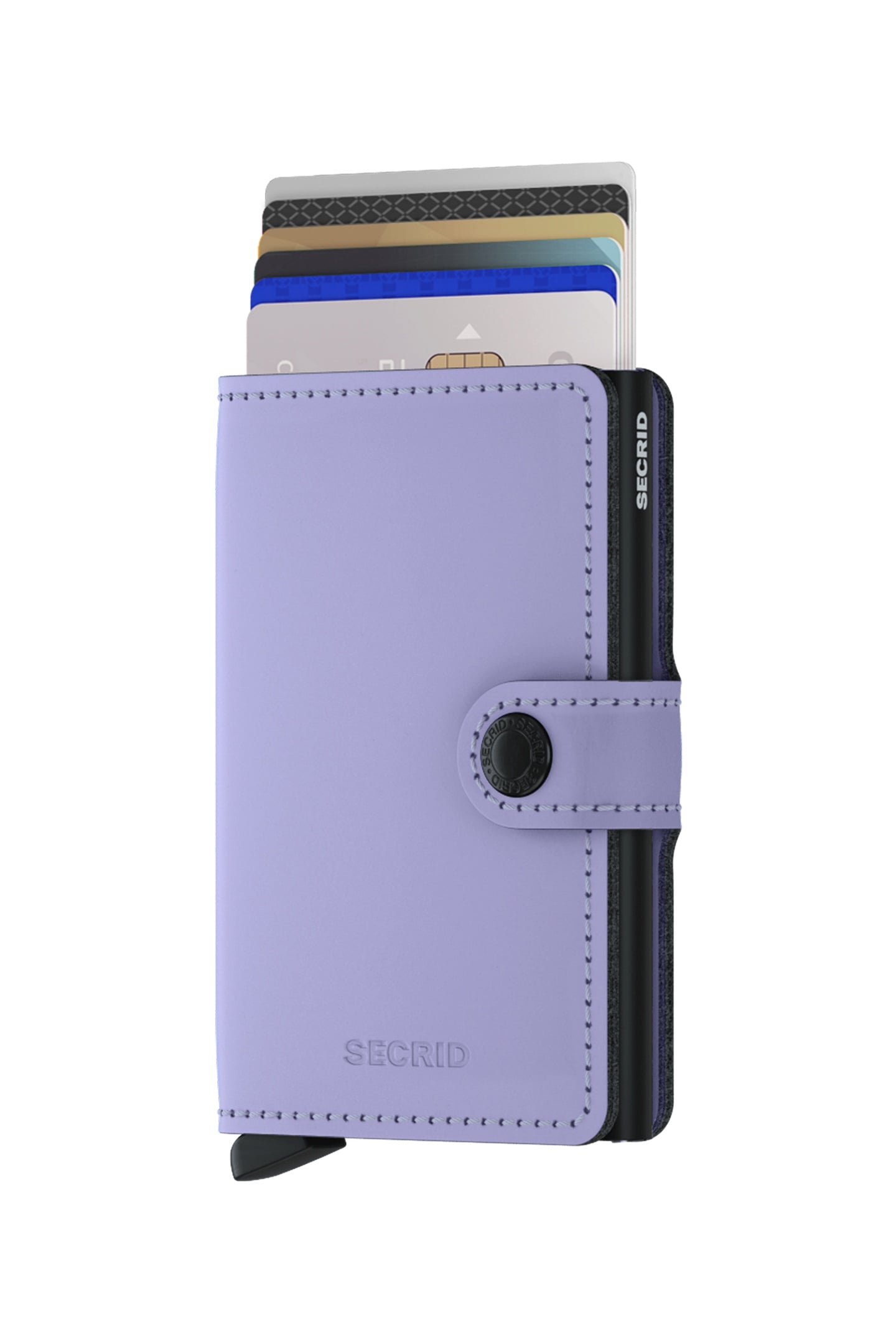 UNISEX MINIWALLET LILAC BLACK 2