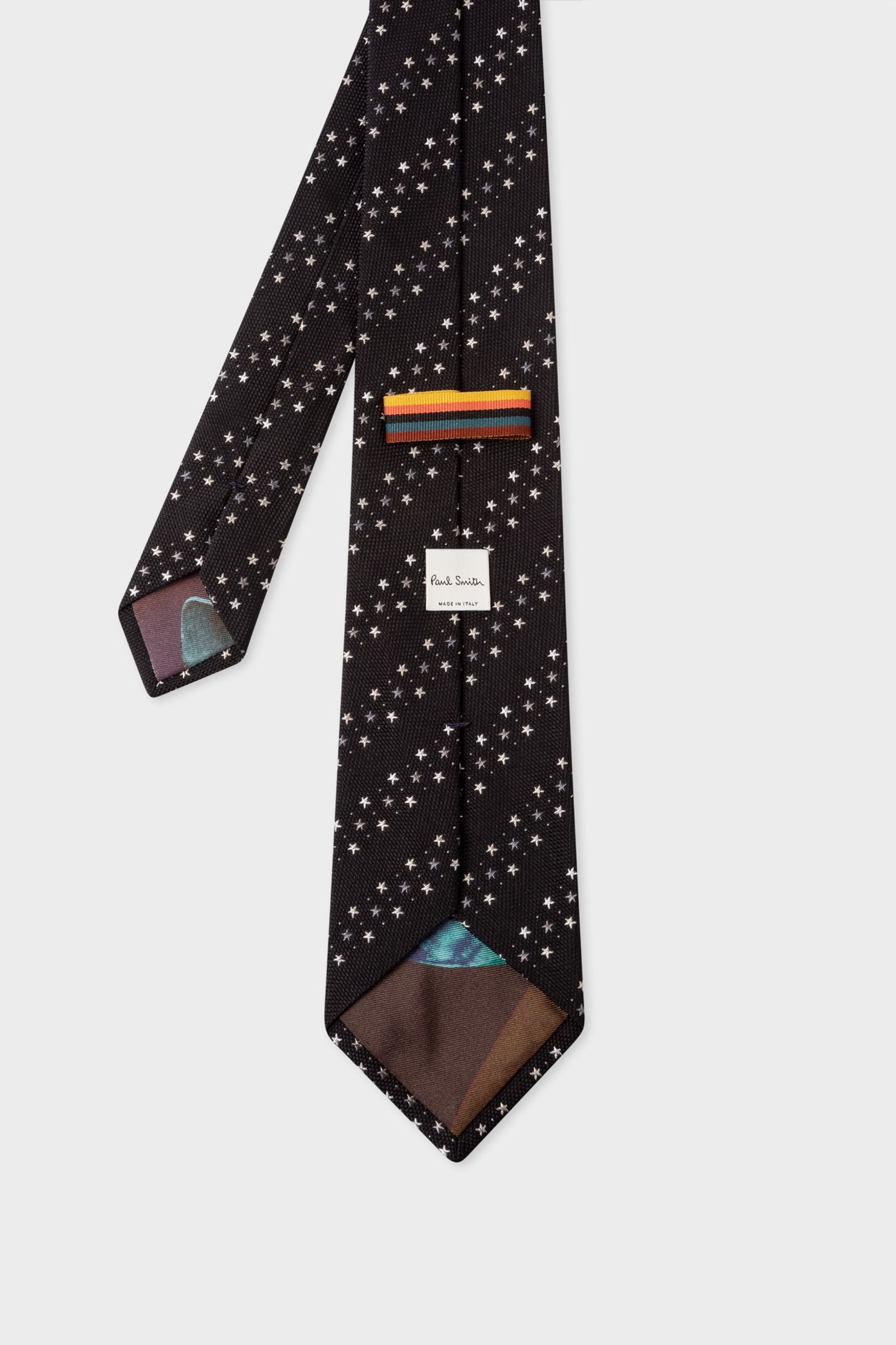 MEN TIE MULTI STARS BLACK 2