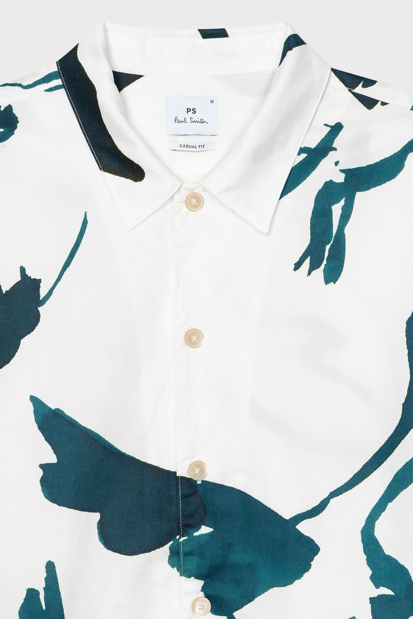 MENS SS CASUAL FIT SHIRT WHITE 2