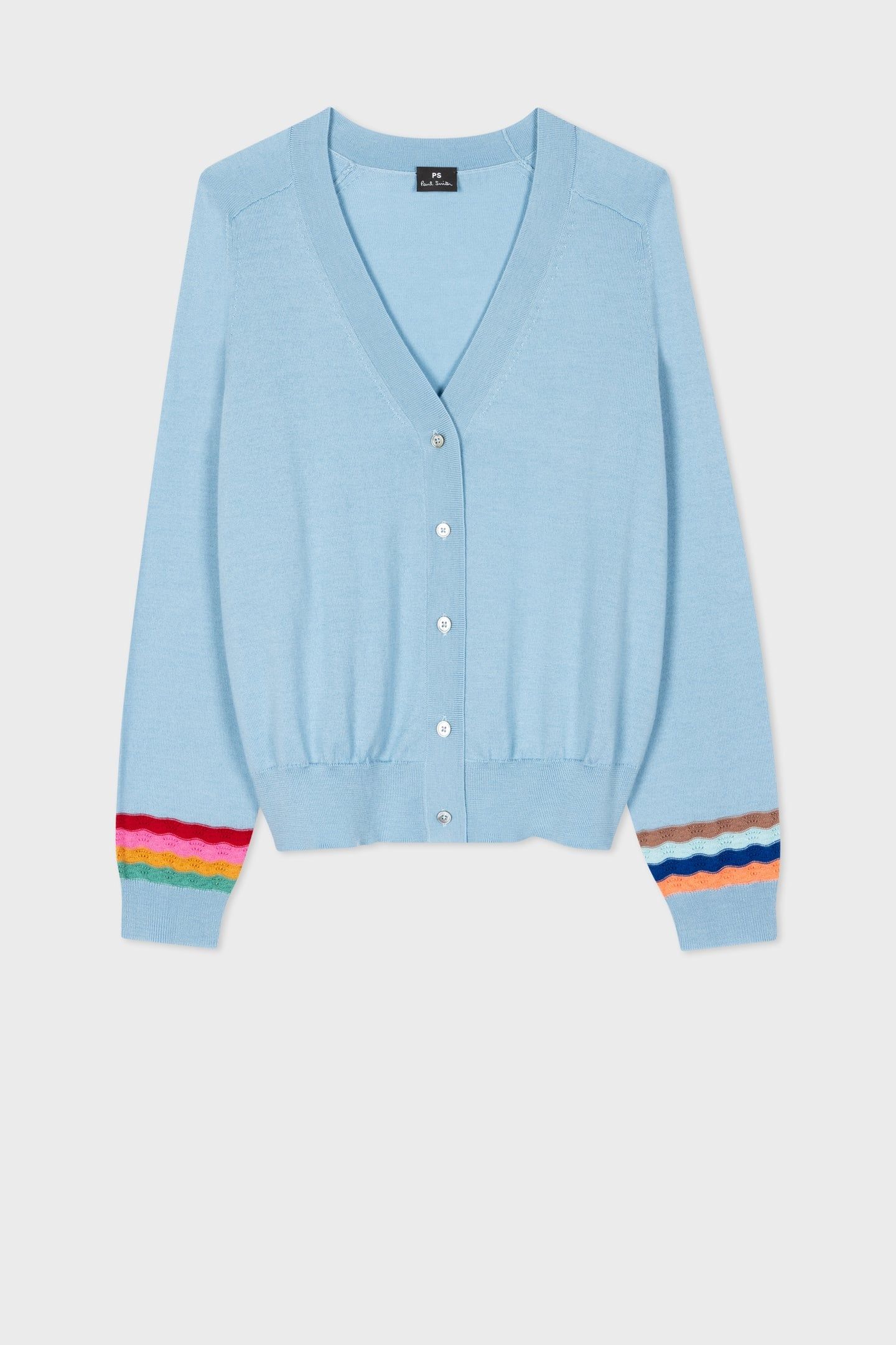 WOMENS KNITTED CARDIGAN BUTTON THRU TURQUOISE 1