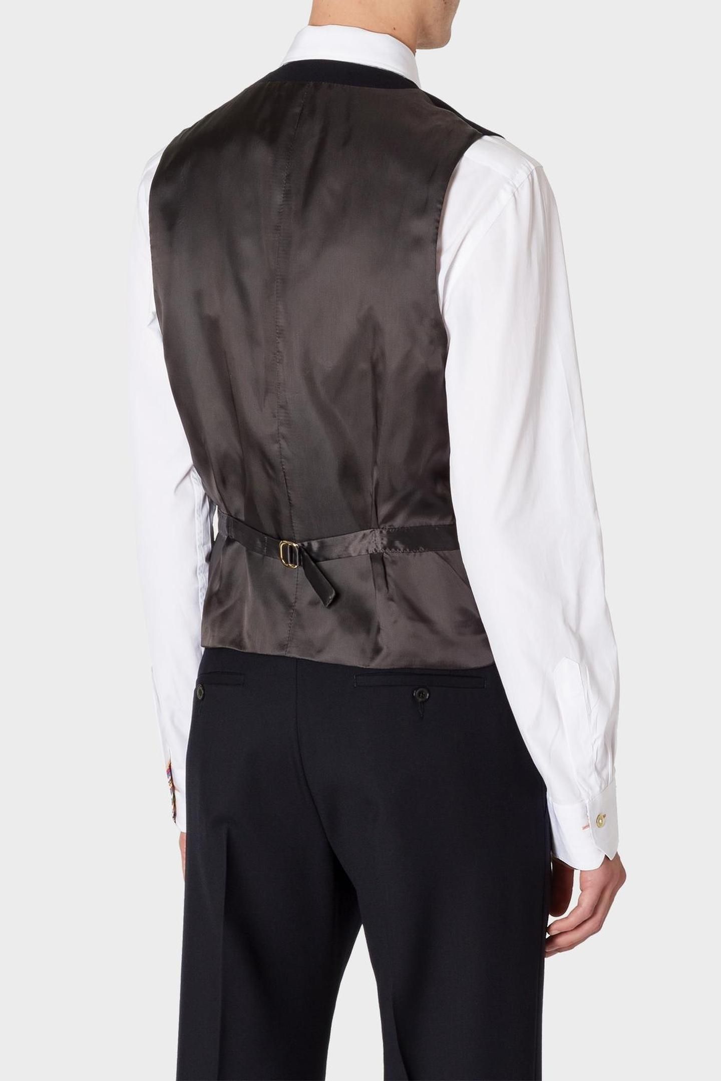 GENTS WAISTCOAT VERY DARK NAVY 3