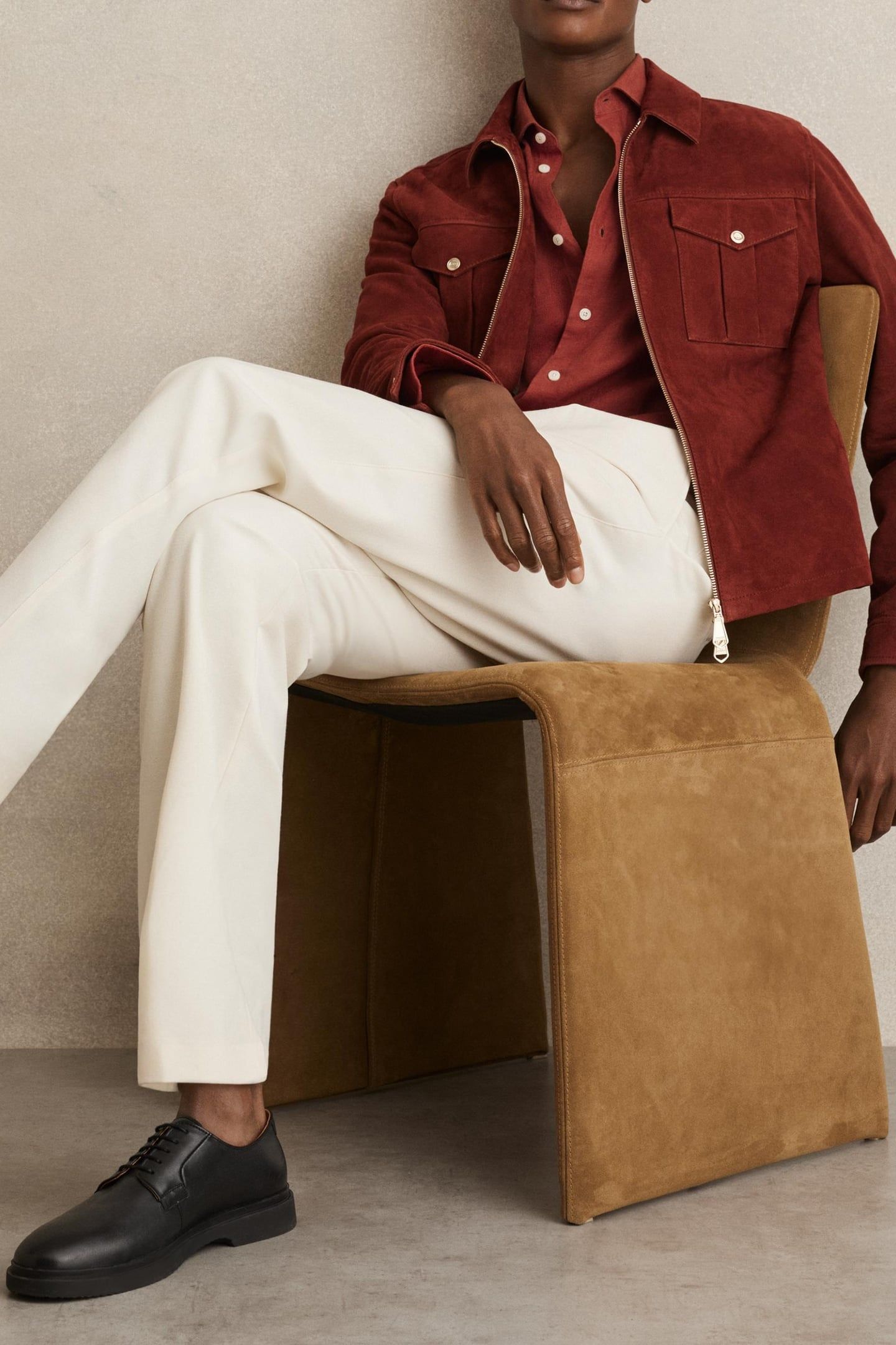 LS LINEN SHIRT PAPRIKA RED 7