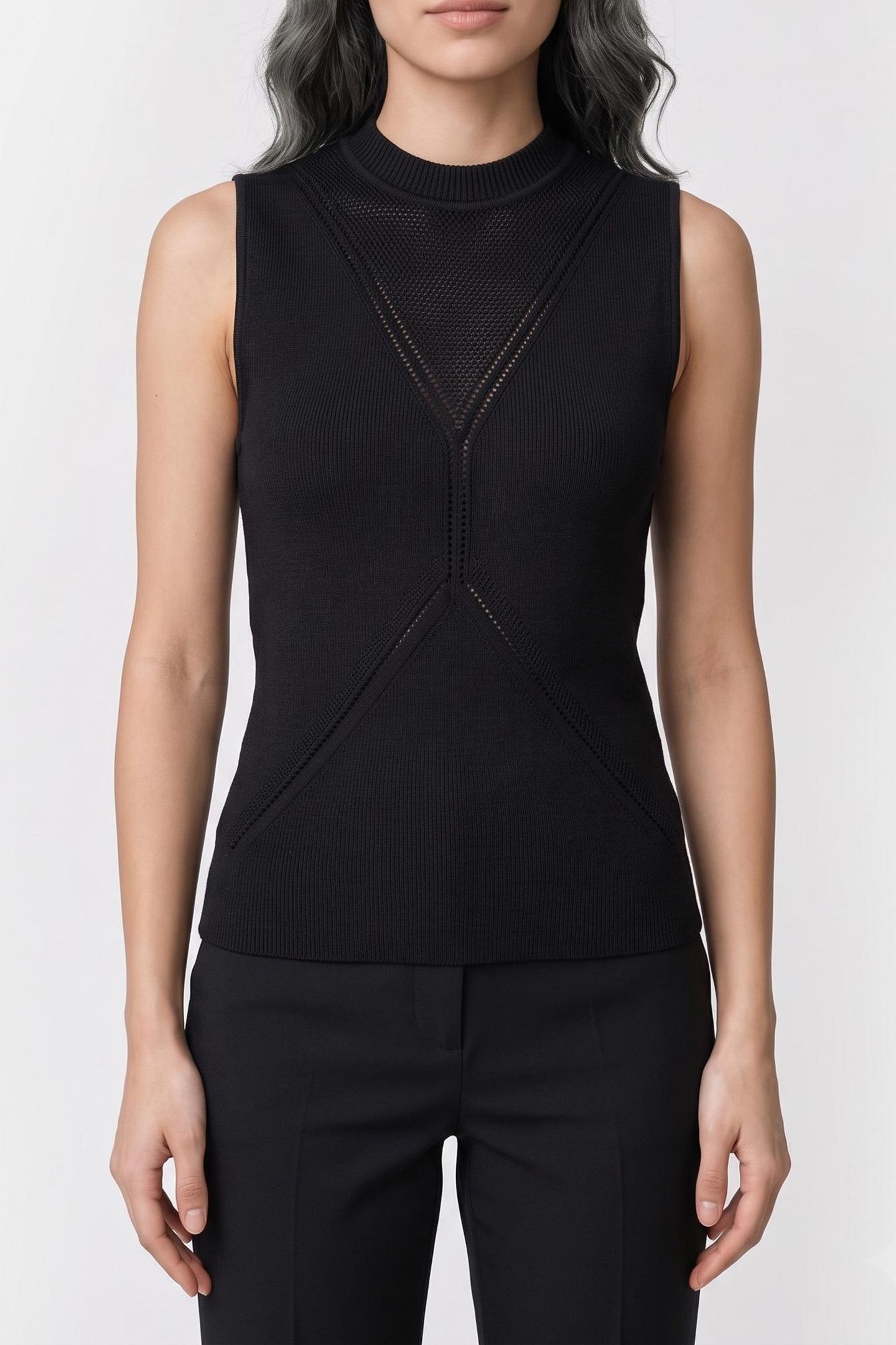 COURTNEY SL SWTR TOP JET BLACK A996 1