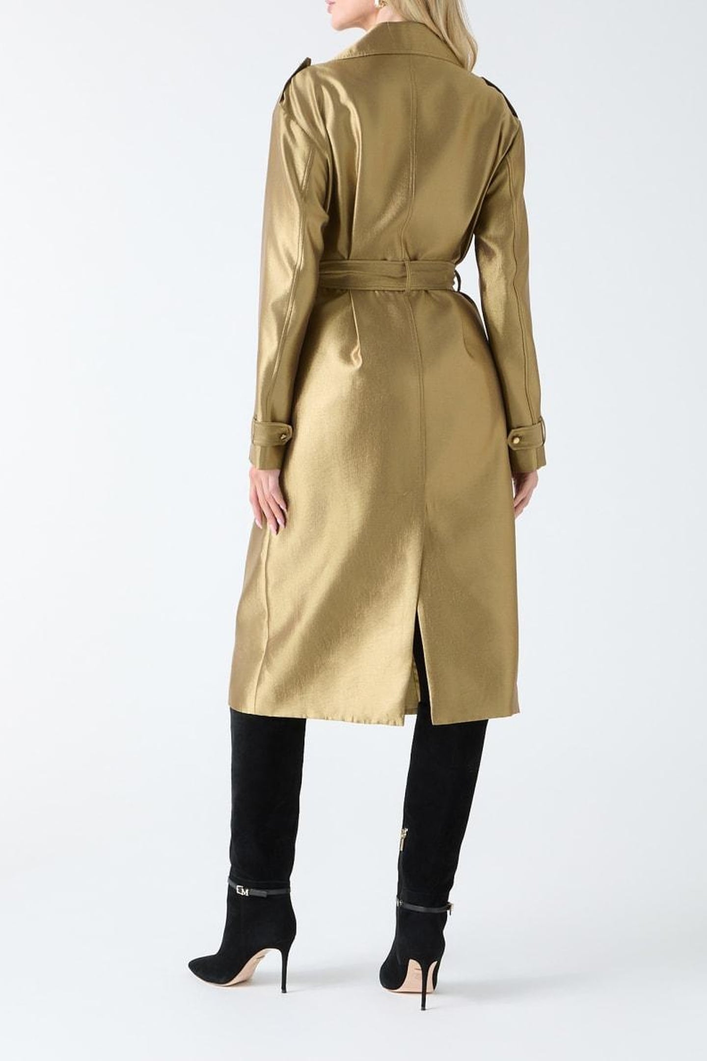 MILLA TRENCH COAT ANTIQUE GOLD MULTI 7