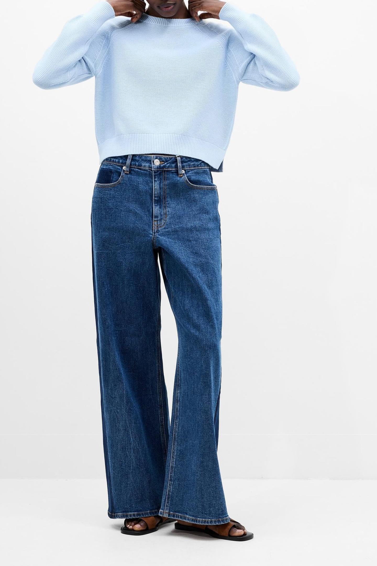 LILY MOZART CREW NK JUMPER ARCTIC BLUE ARCTIC BLUE 1