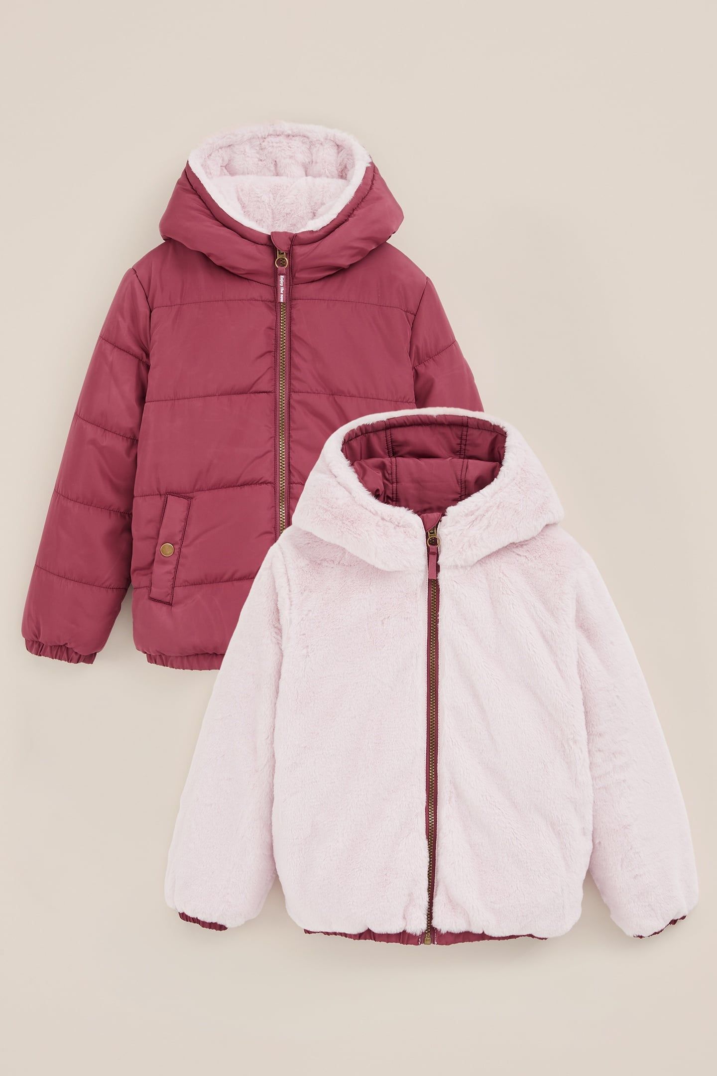 JACKET REVERSIBLE BOMBER OLD ROSE 4