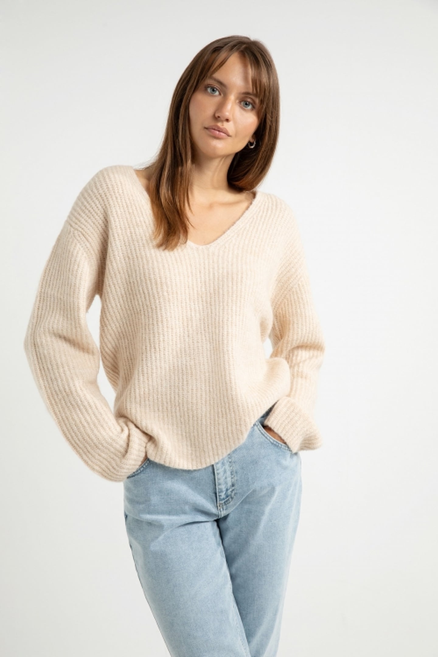 AVALON SWEATER SAND 1