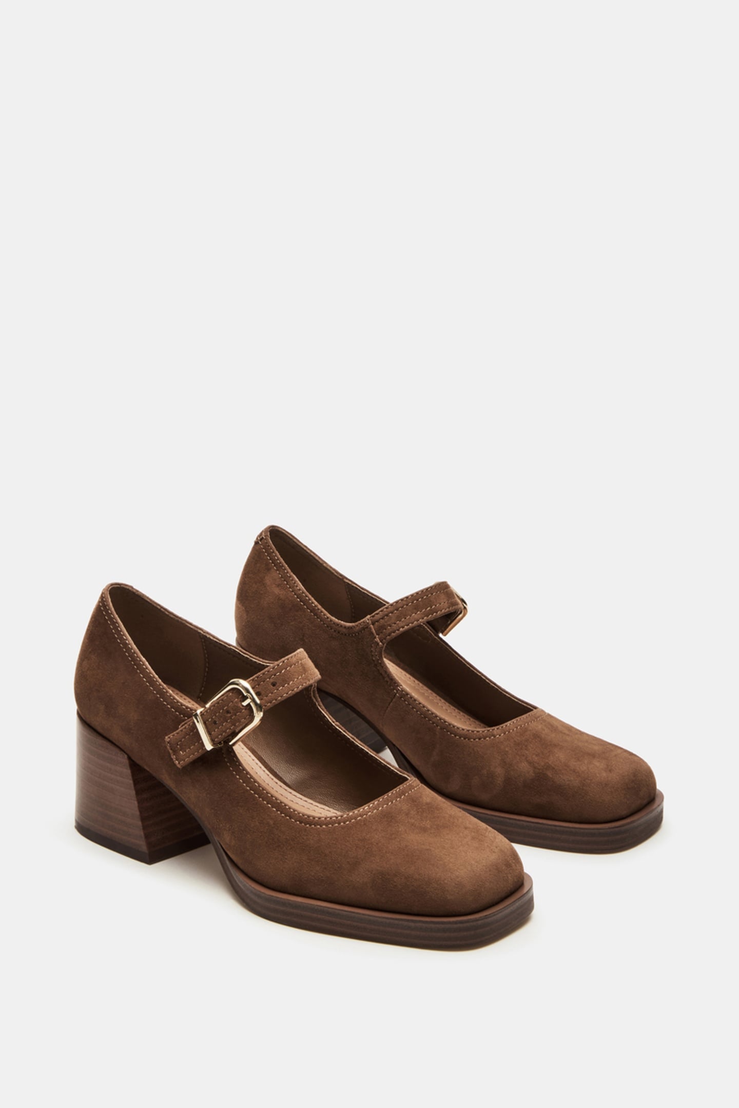 LISBON-S PUMPS CHESTNUT SUEDE 3