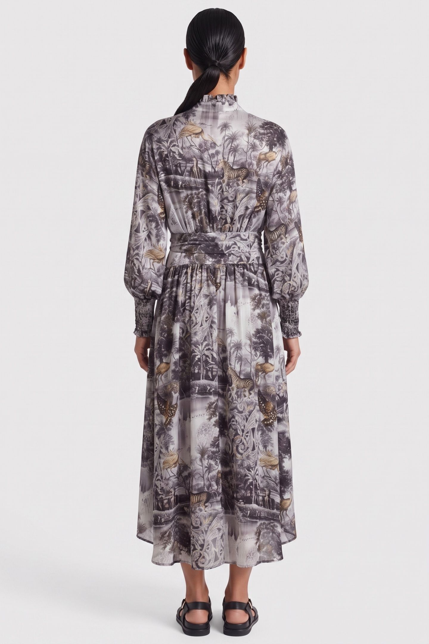 AMBER BEVERLY DRESS GREY 2