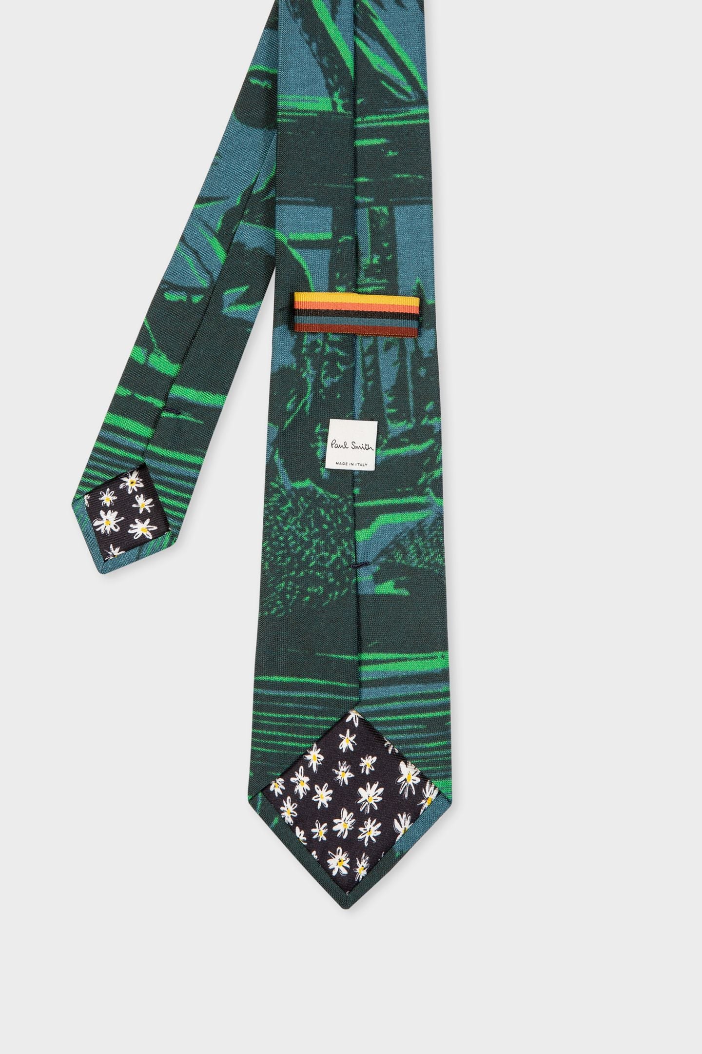 MEN TIE GETAWAY PETROL GREEN 2