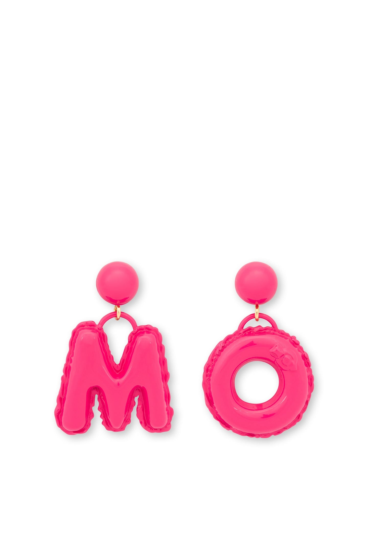 INFLATABLE EARRINGS INFLATABLE LETTERS PINK 1