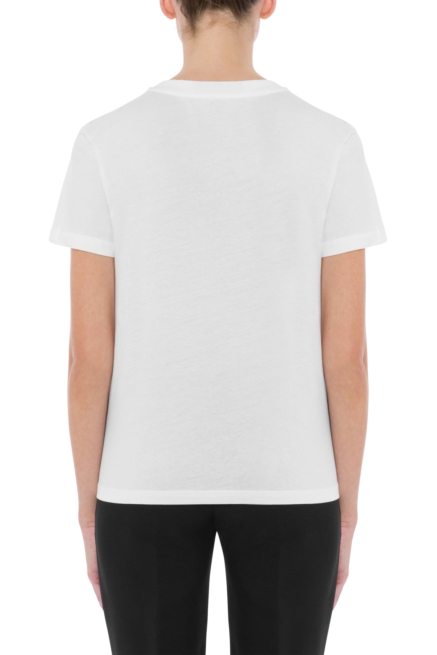 MOSCHINO TEDDY BEAR ORGANIC JERSEY T-SHIRT WHITE 2