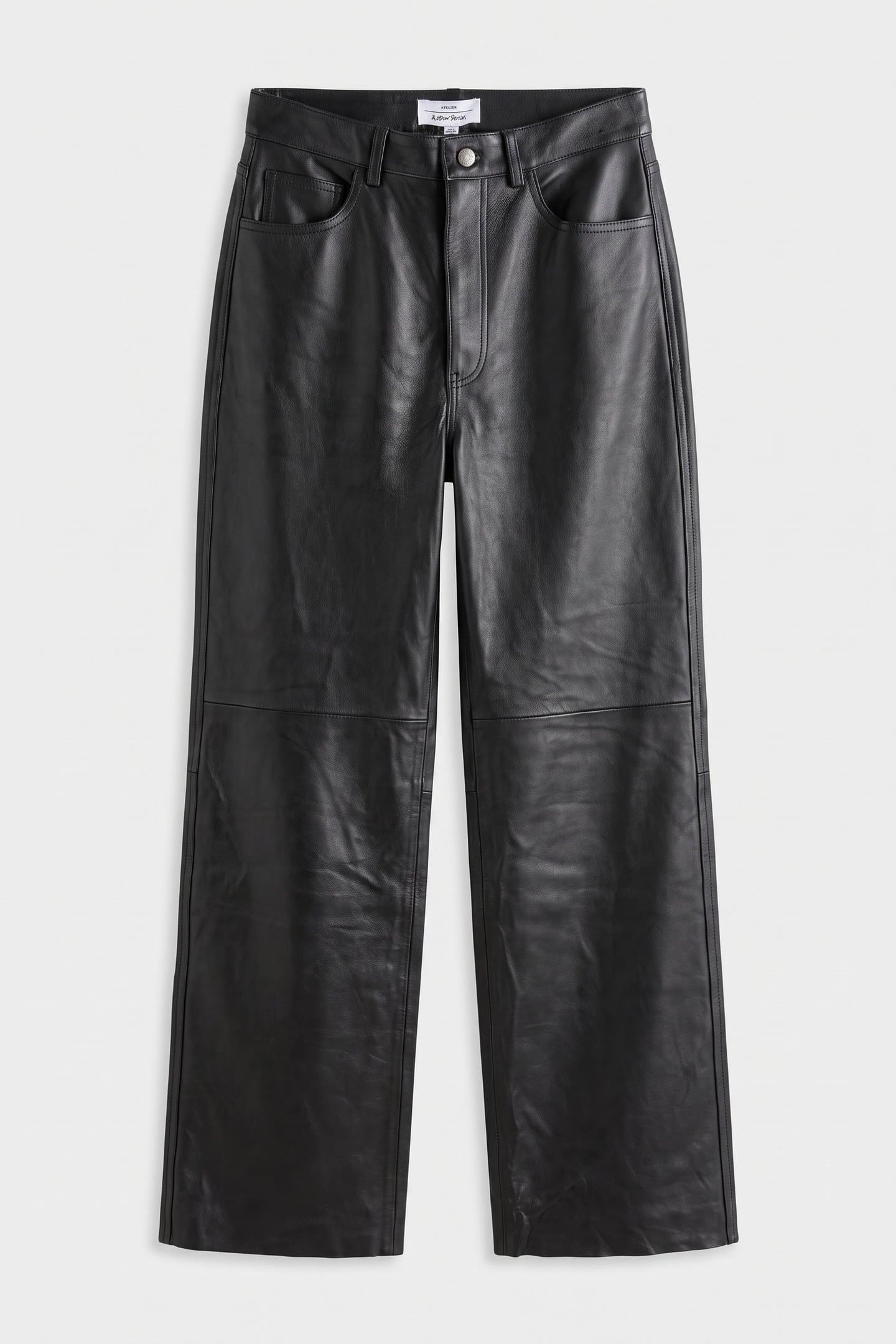 ES TOLEDO LEATHER TROUSERS BLACK 3