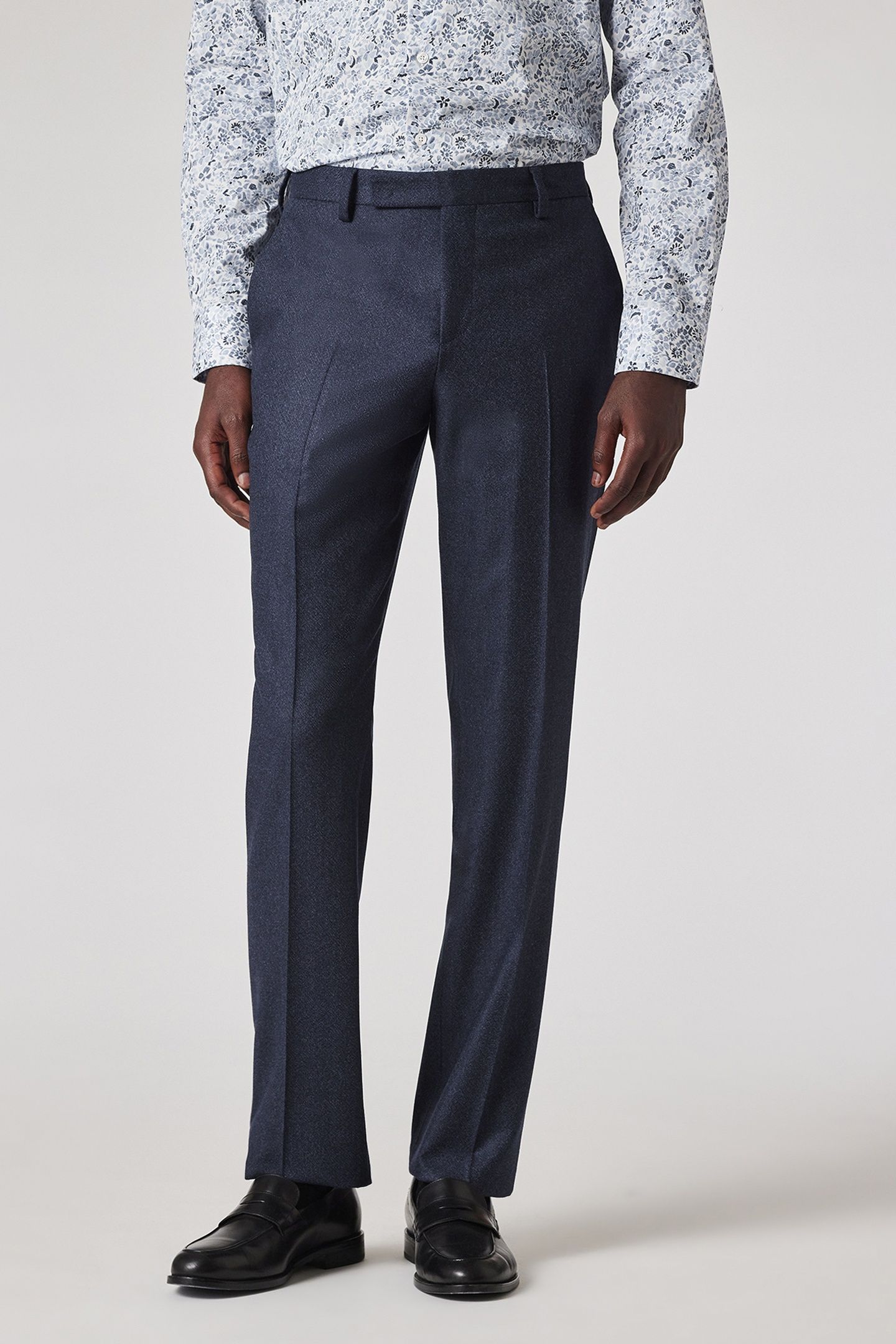 MENS TAILORED FIT 3PC 2 BUTTON SUIT NAVY 2
