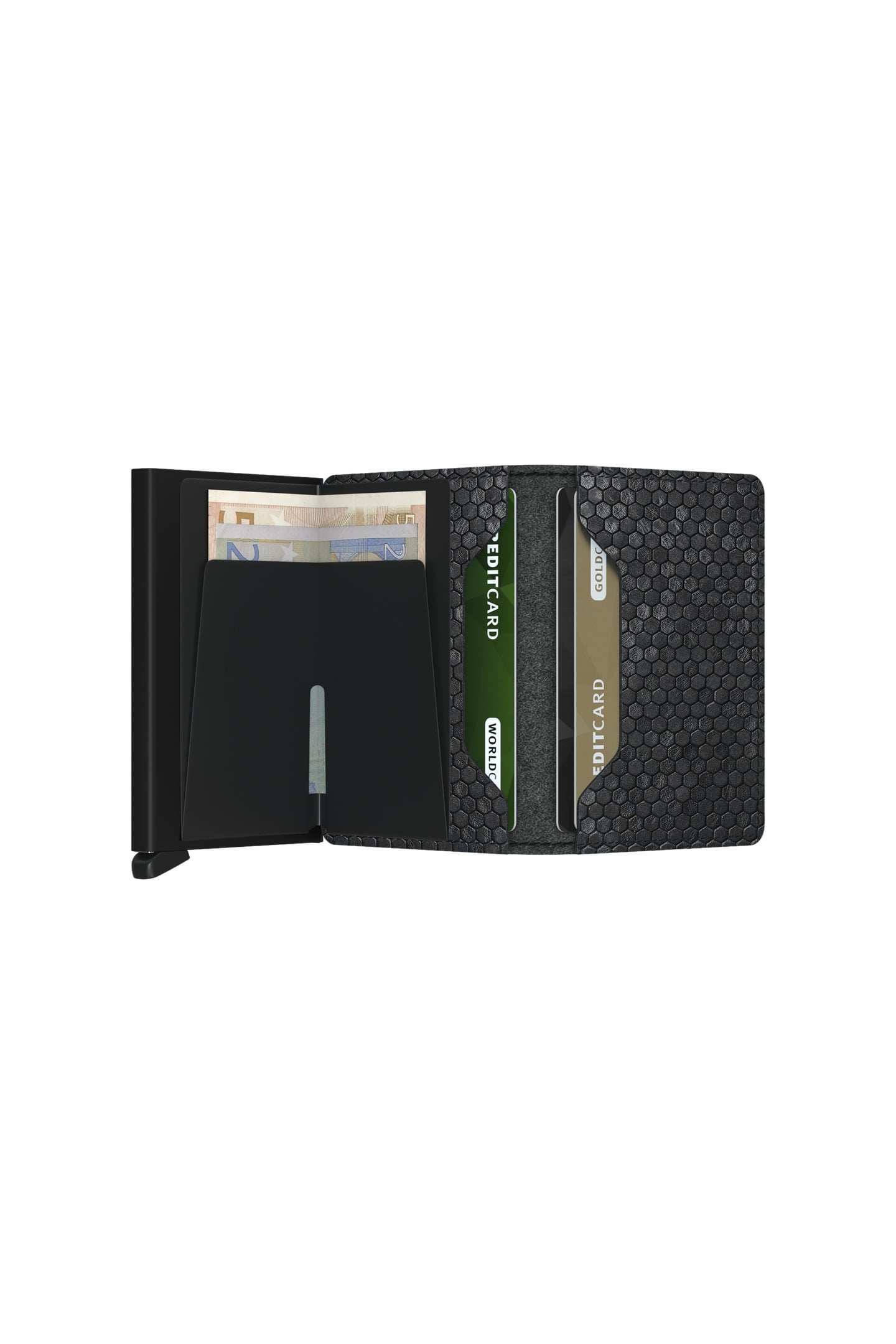 UNISEX SLIMWALLET HEXAGON BLACK 4