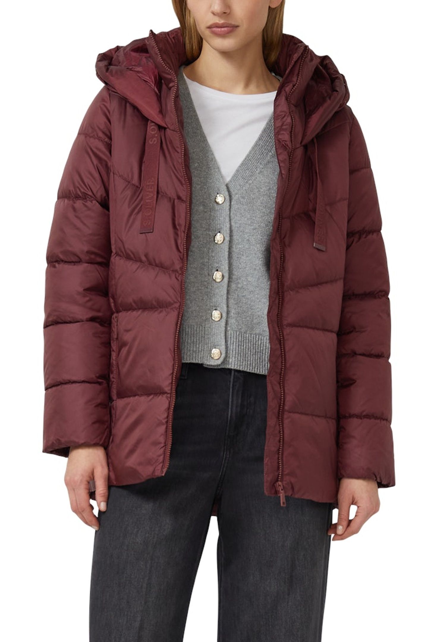 S.OLIVER JACKETS OUTDOOR BURGUNDY 1