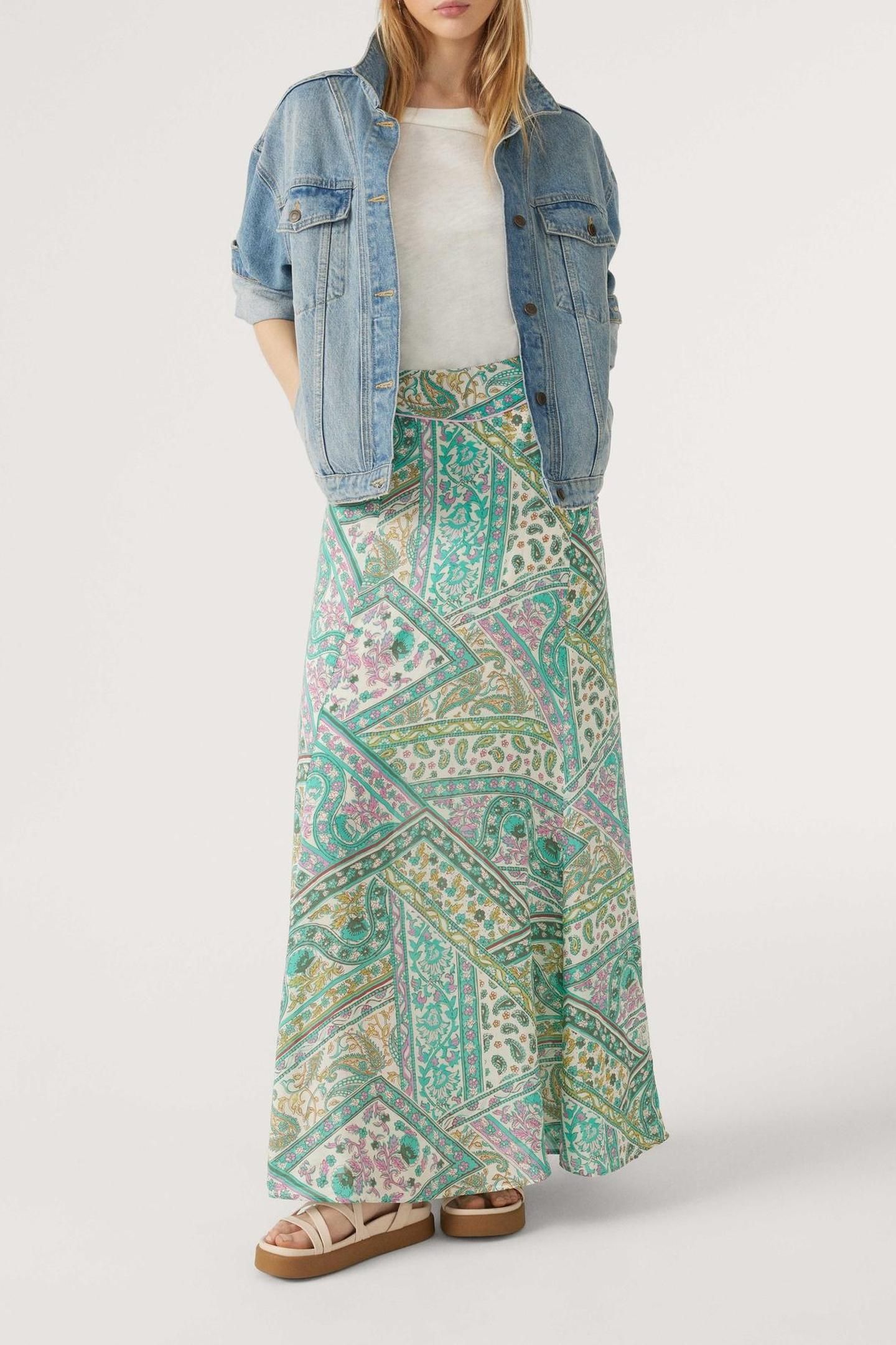LONG SKIRT VERT 5