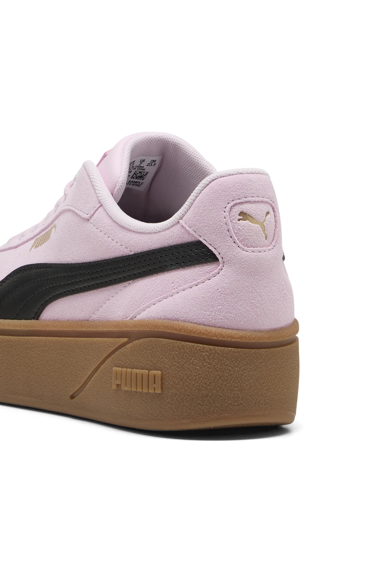 PUMA CLUB II ERA PLATFORM SD WNS PEARL PINK-BLACK 4