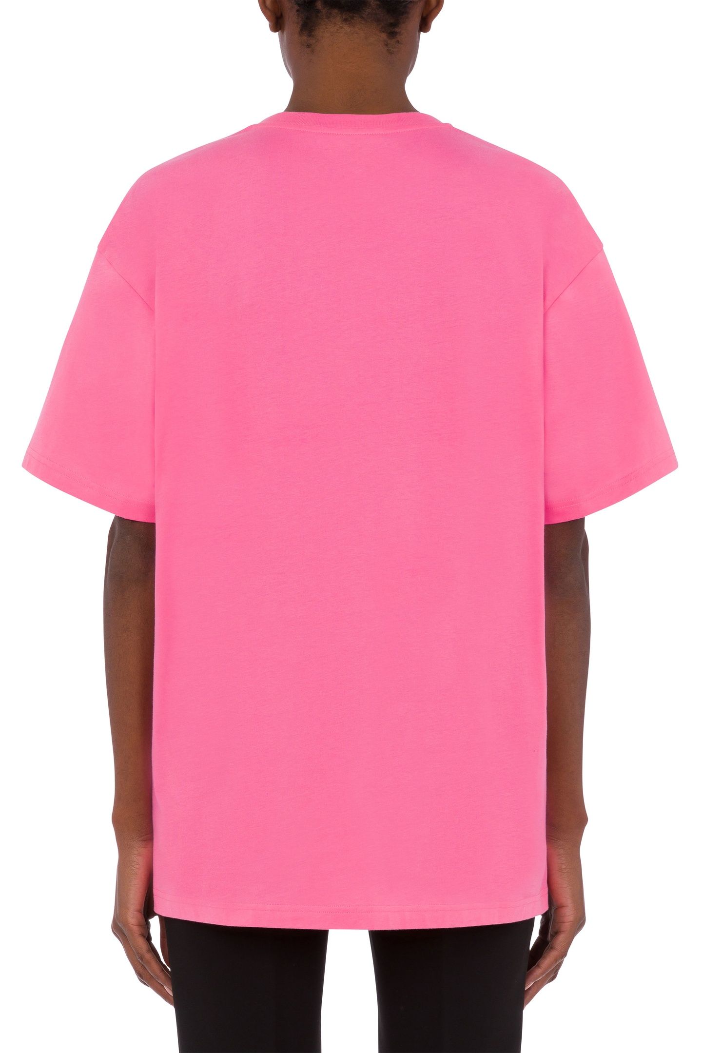 INFLATABLE TEDDY BEAR ORGANIC JERSEY T-SHIRT PINK 2