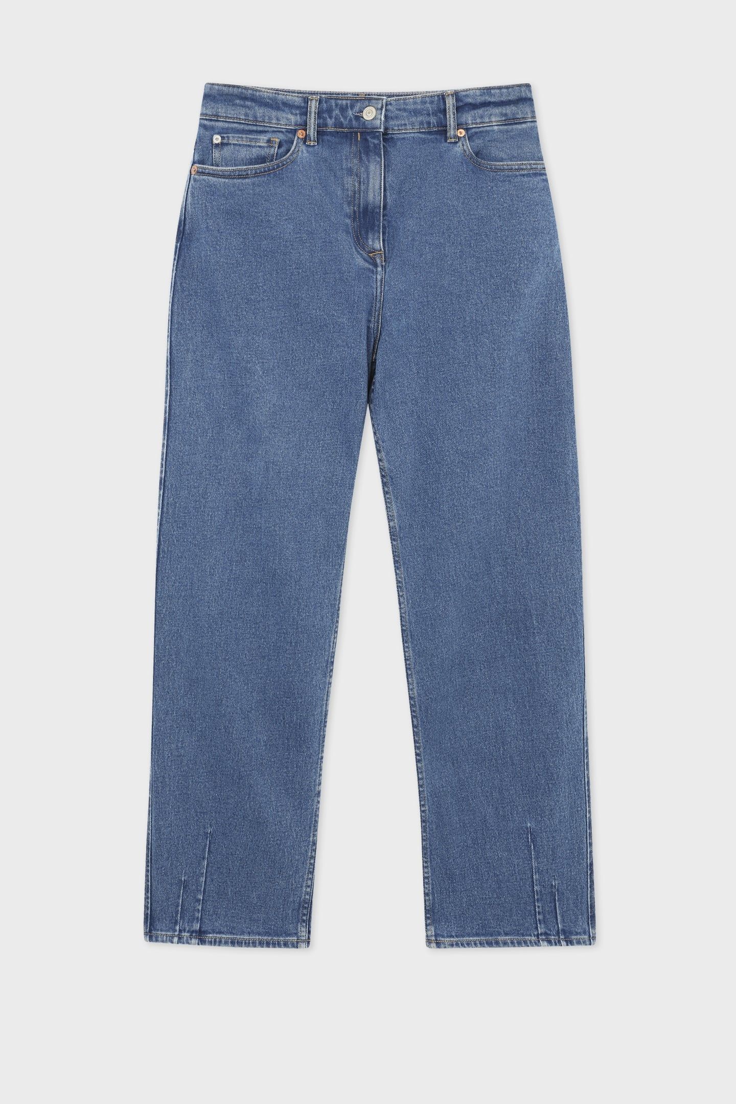 WOMENS BARREL LEG JEAN MEDIUM BASE 1