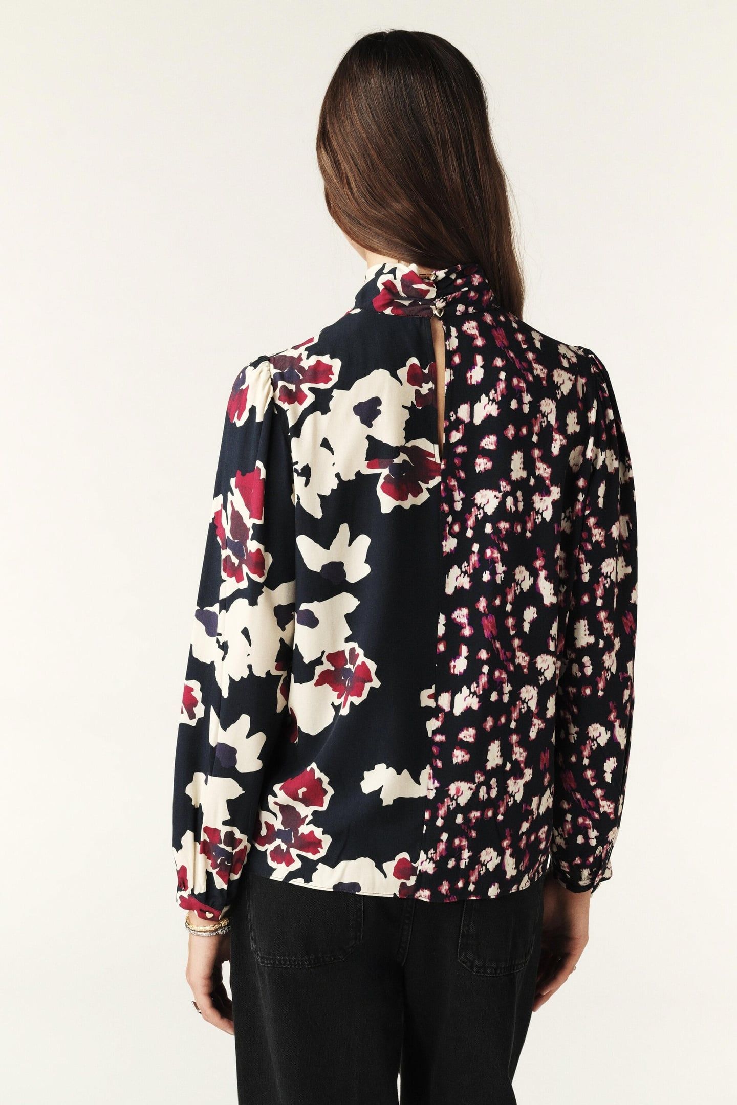 LONG SLEEVES BLOUSE BORDEAUX 2