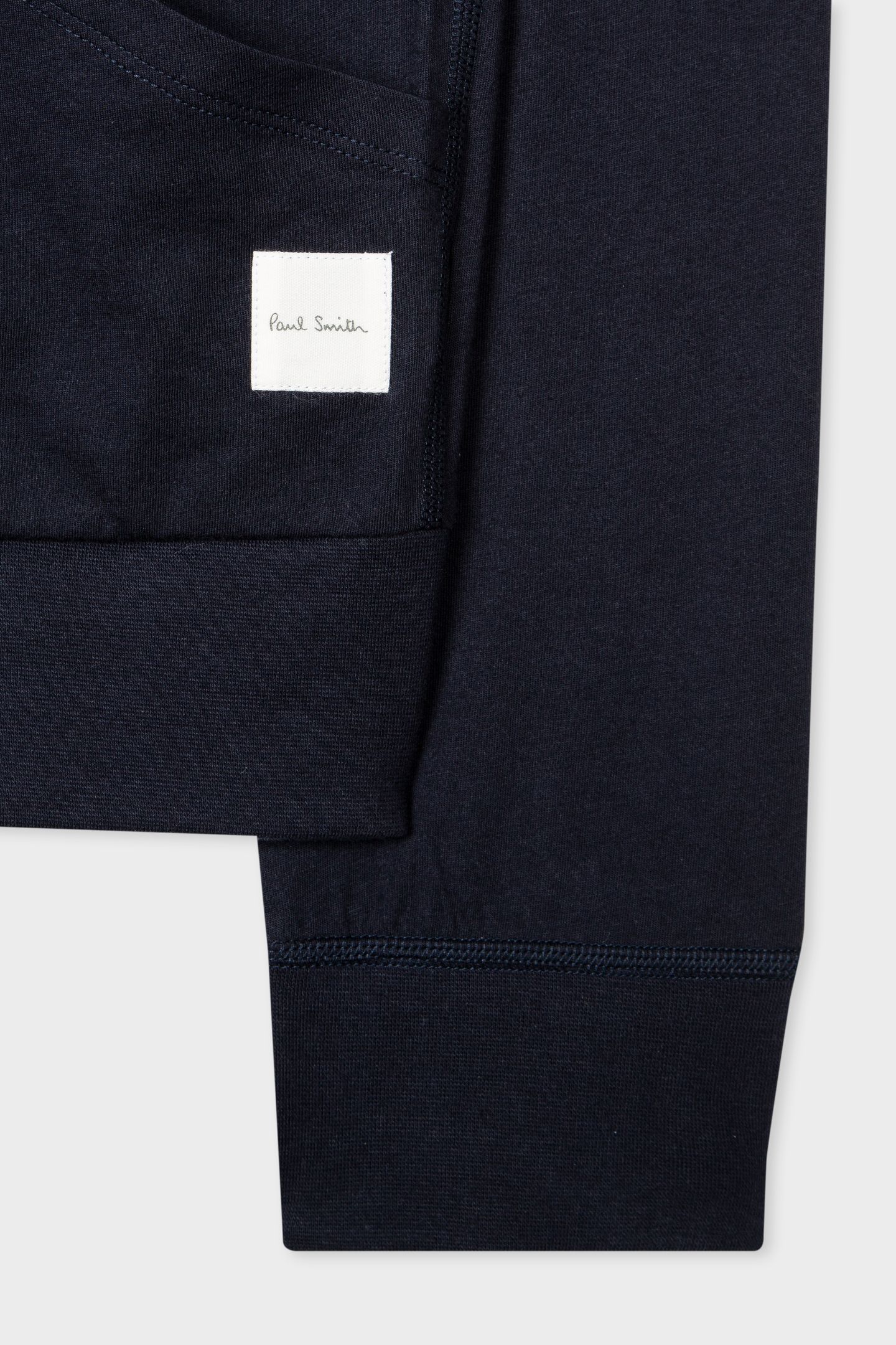 MEN ZIP HOODIE TAPE INKY BLUE 8