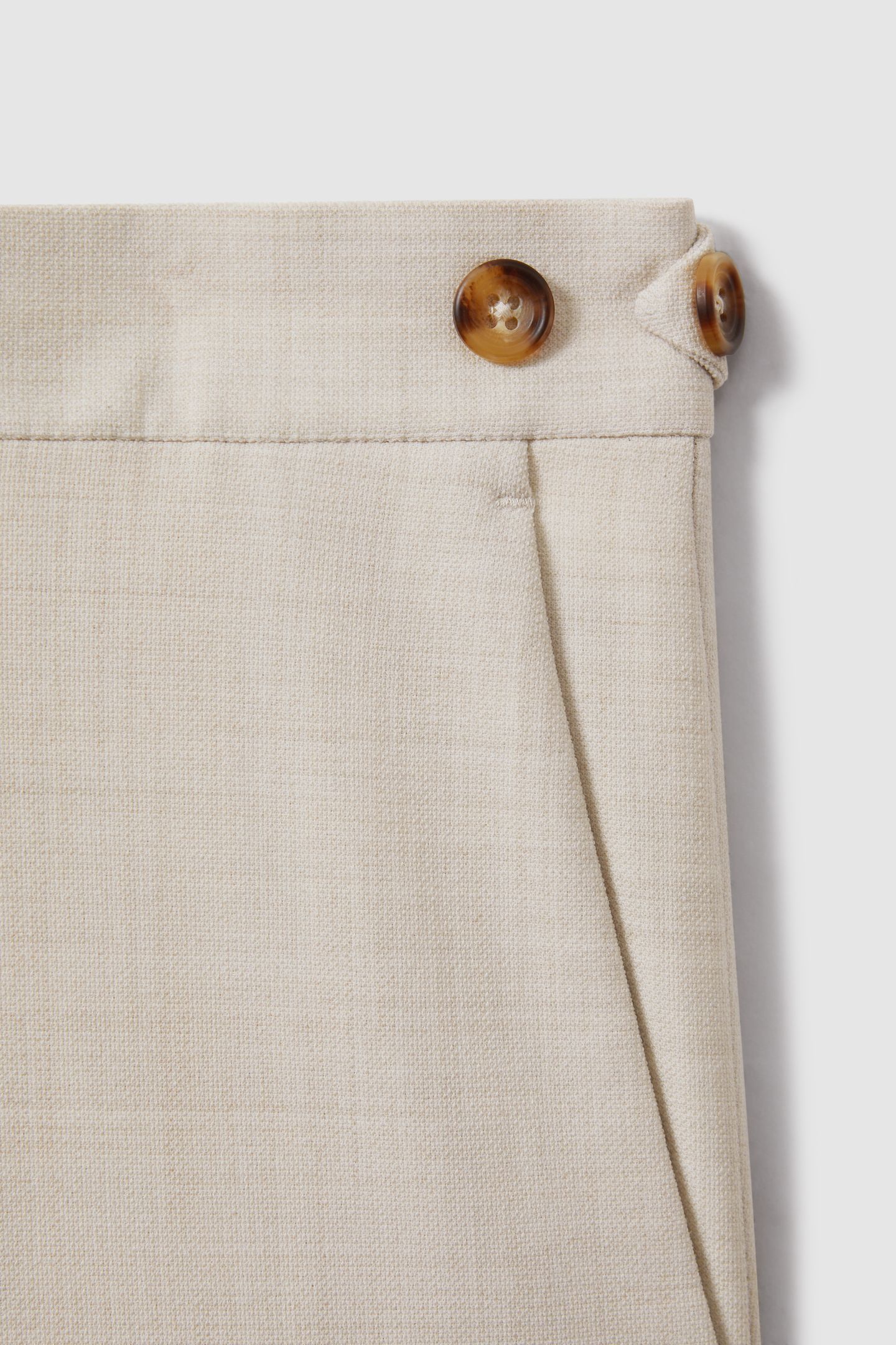 TEXTURED WEAVE MIXER TROUSER STONE 4