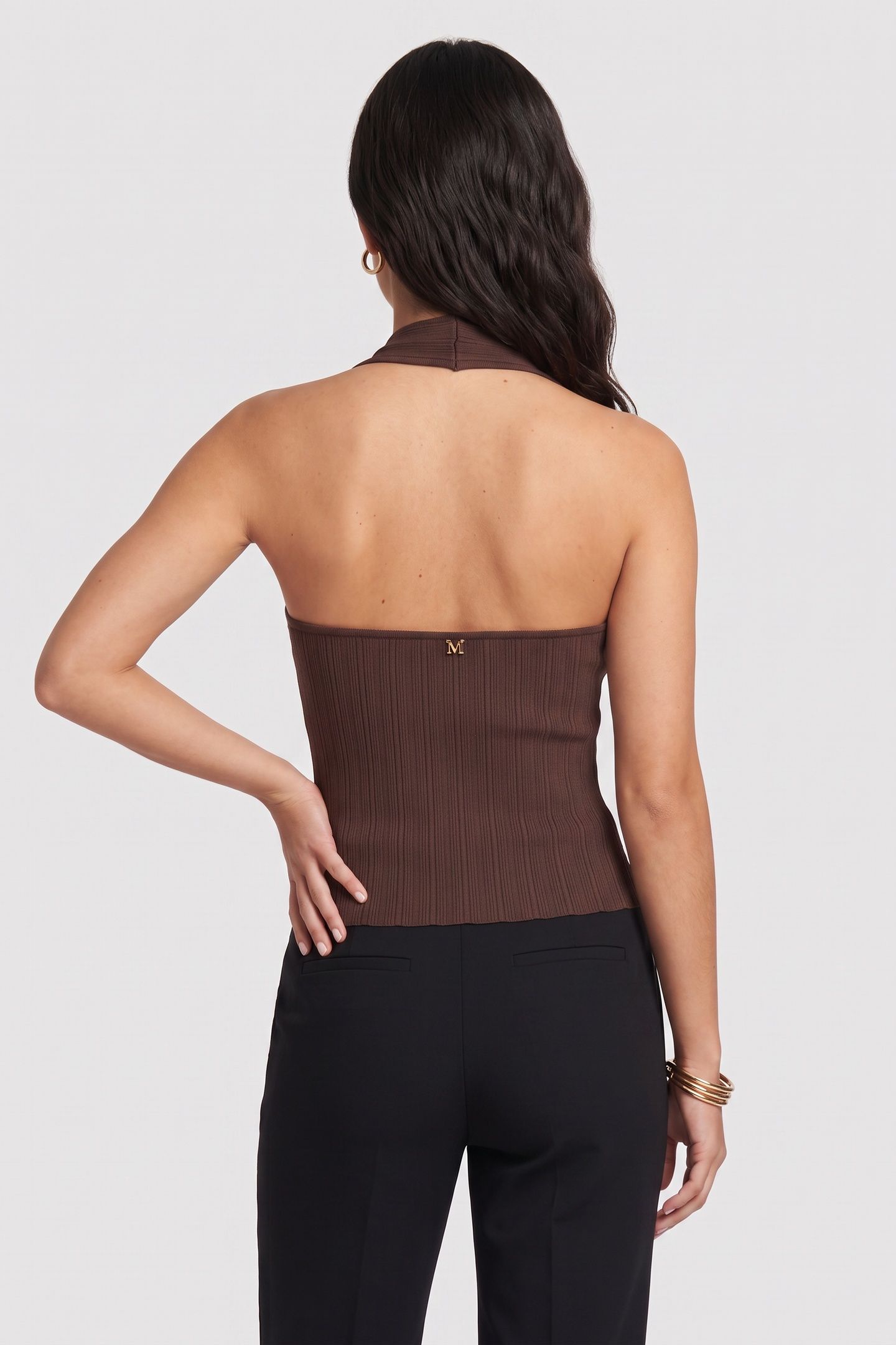 KATHLEEN HALTER TOP RICH BROWN 4